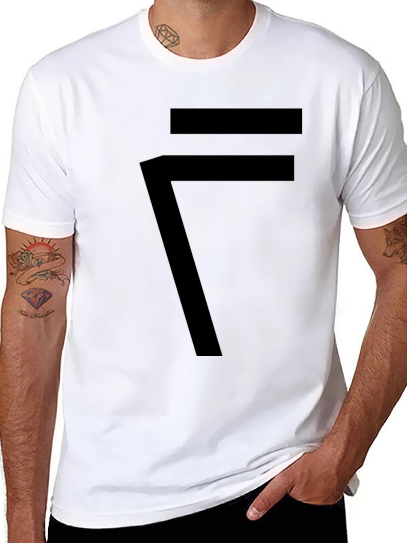 Modern Graphic Tee - Minimalist Design