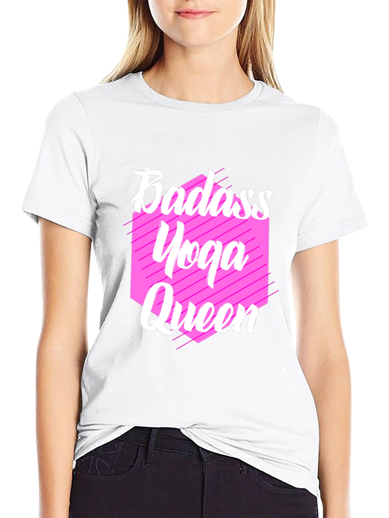 Badass Yoga Queen Graphic Tee