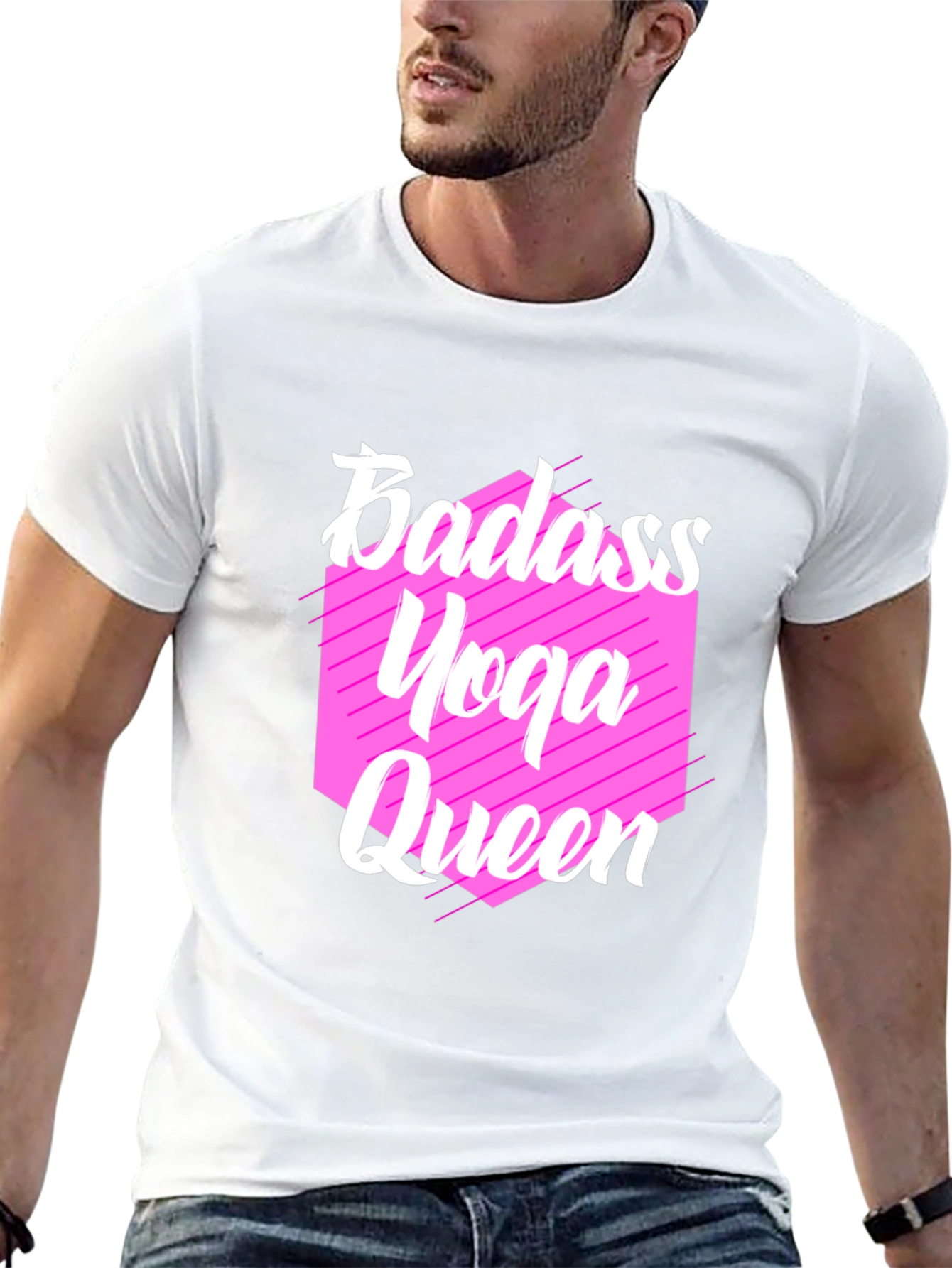 Badass Yoga Queen Graphic Tee