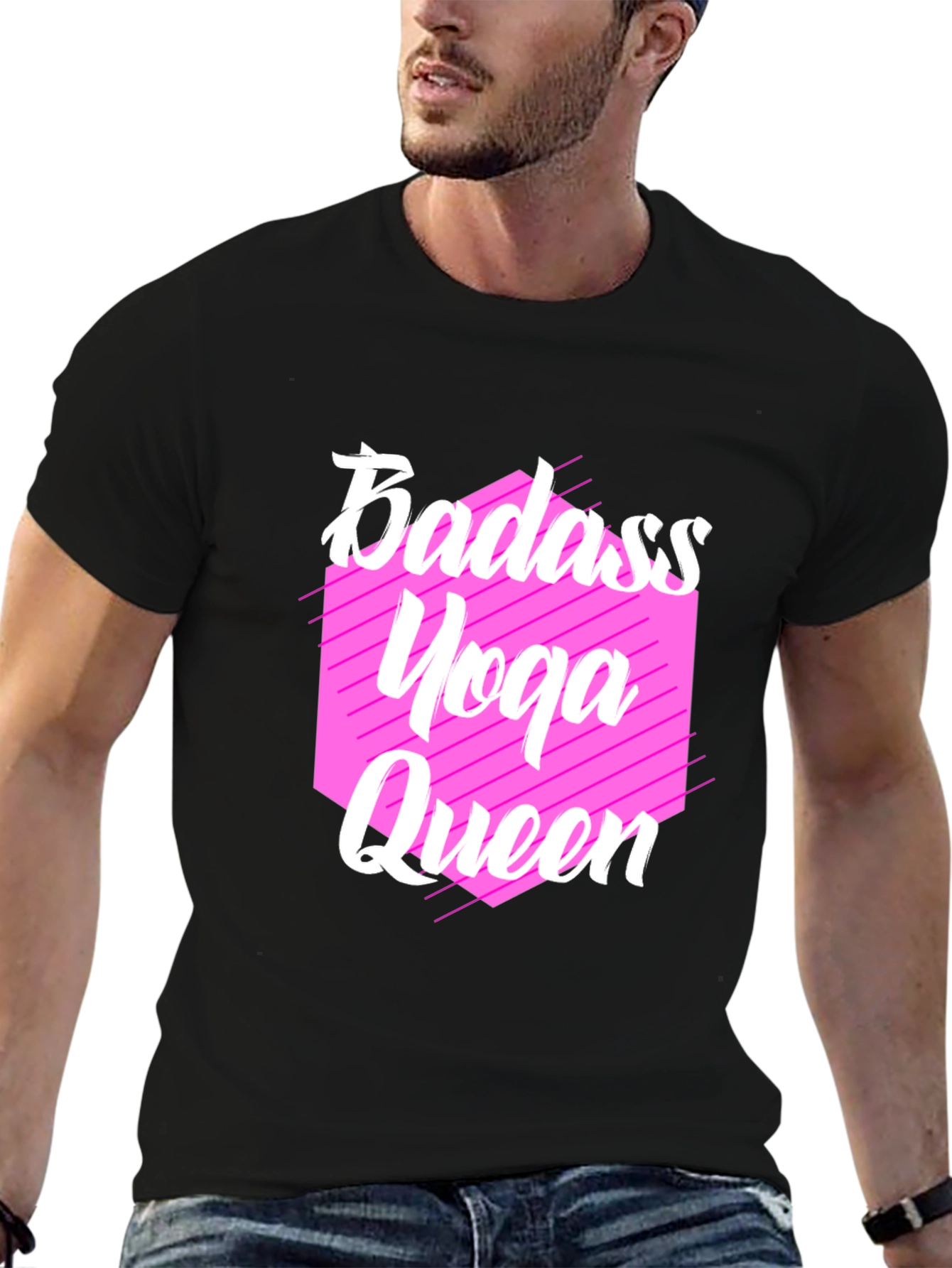 Badass Yoga Queen Graphic Tee
