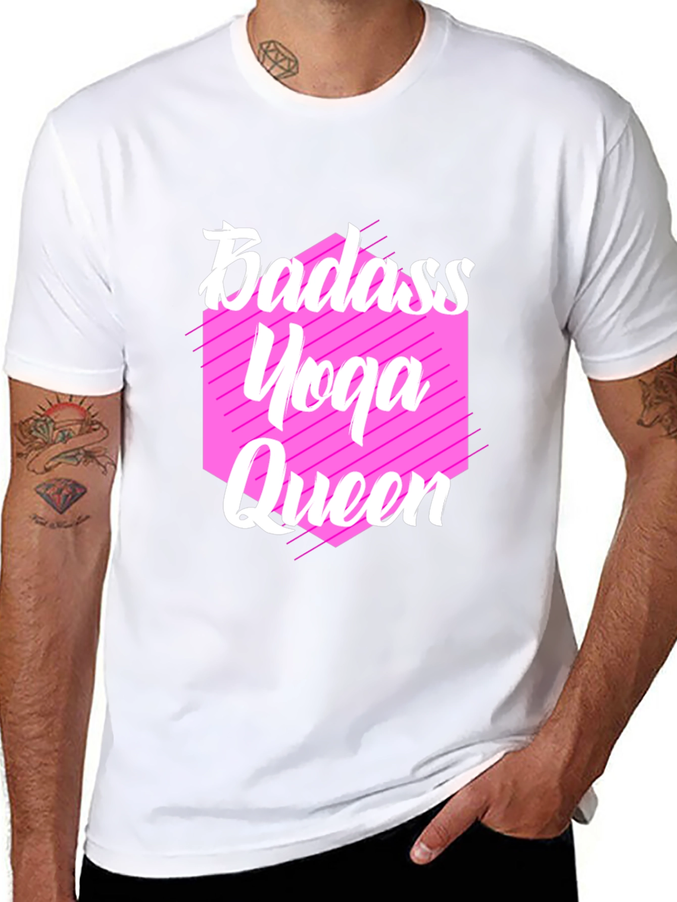 Badass Yoga Queen Graphic Tee
