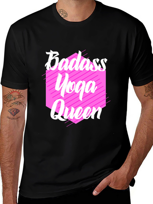 Badass Yoga Queen Graphic Tee