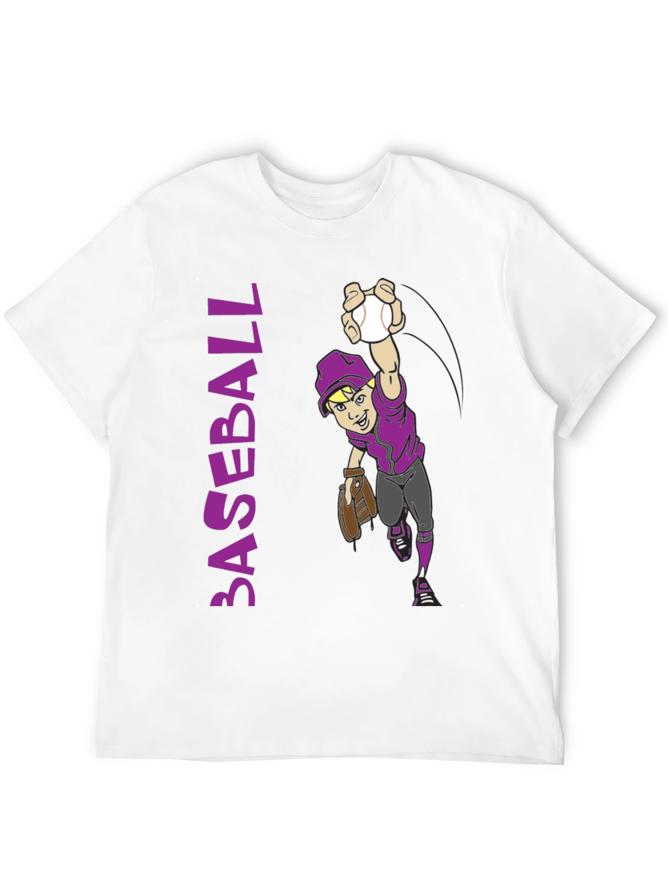 Baseball Player Graphic Tee