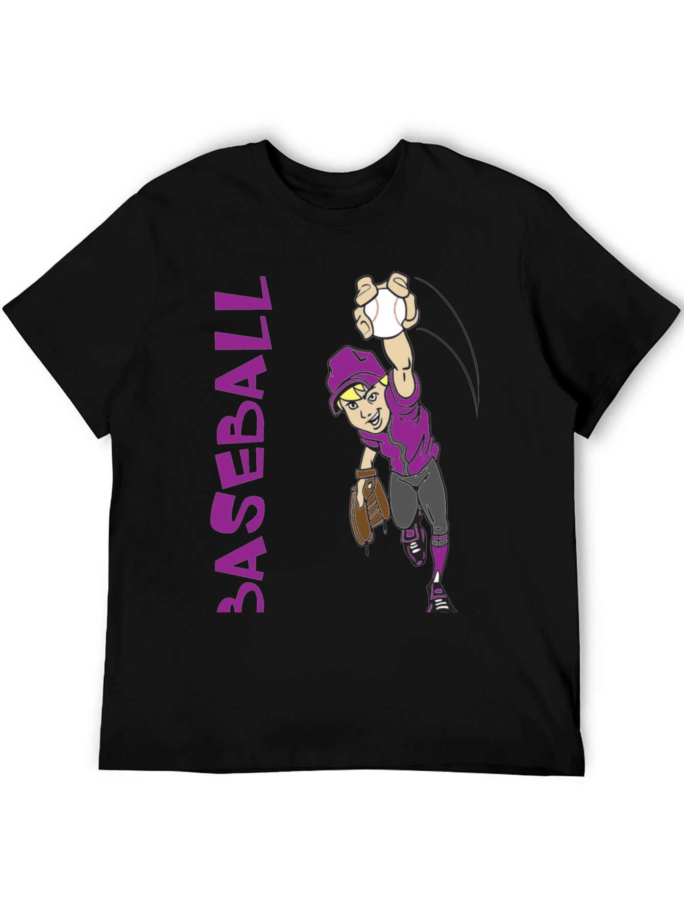 Baseball Player Graphic Tee