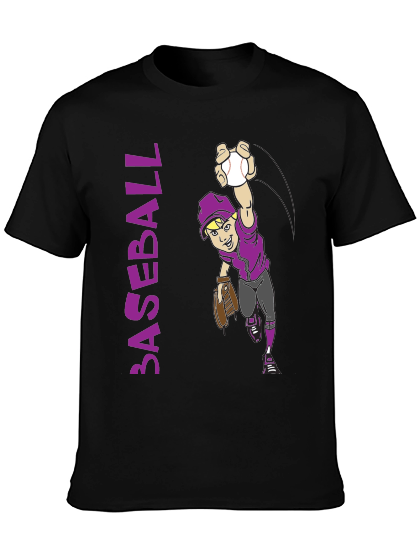 Baseball Player Graphic Tee