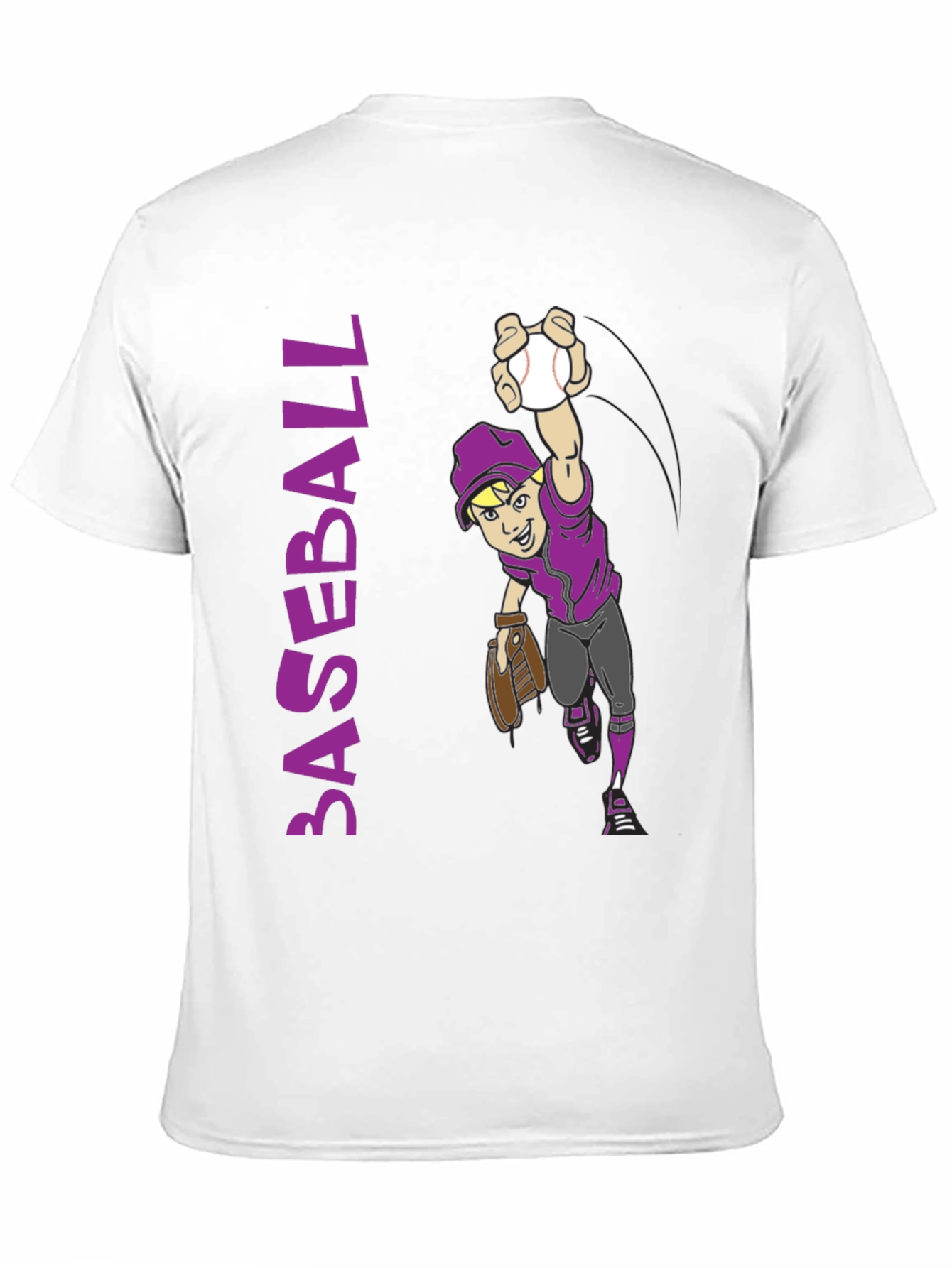 Baseball Player Graphic Tee