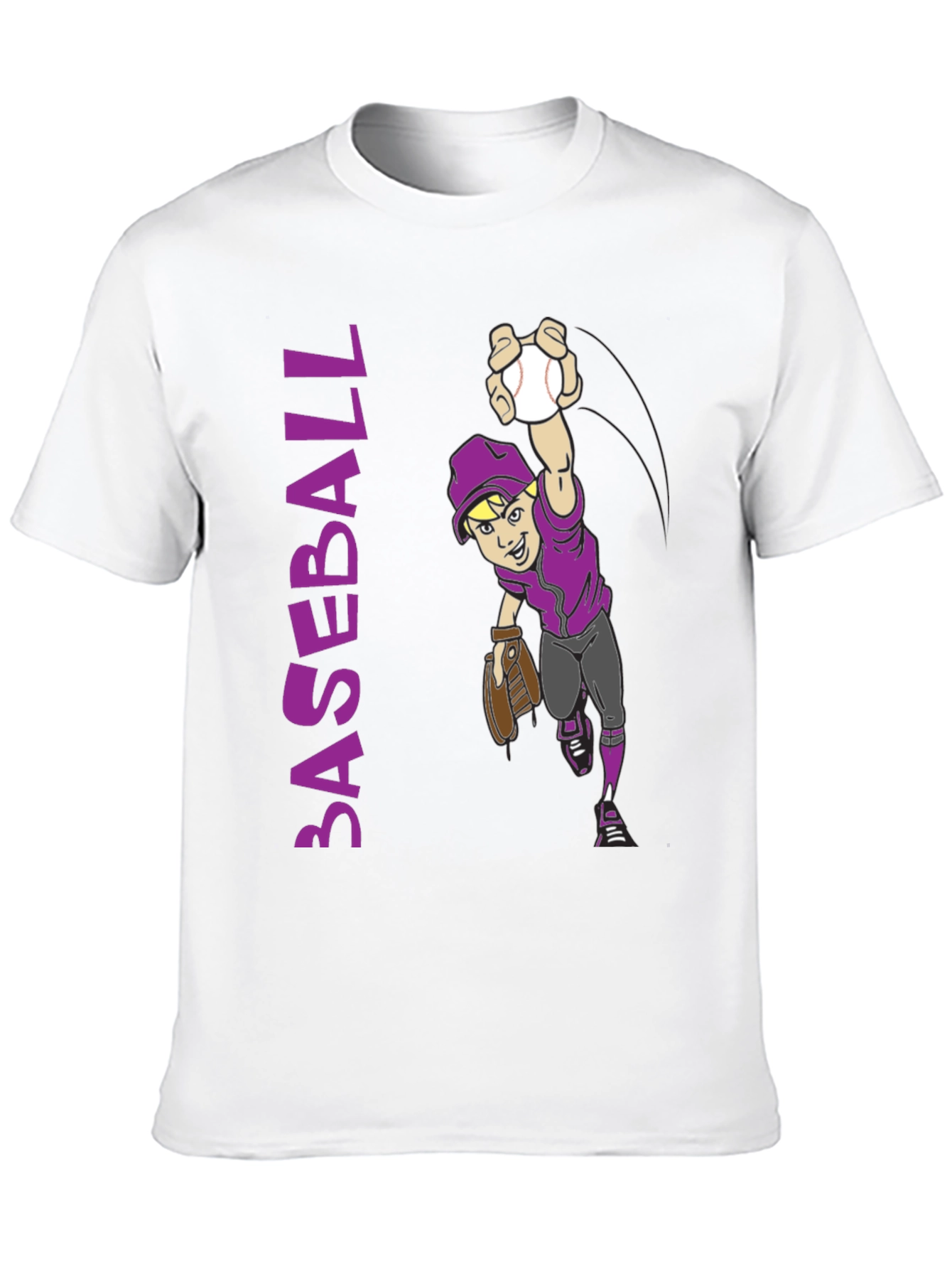 Baseball Player Graphic Tee