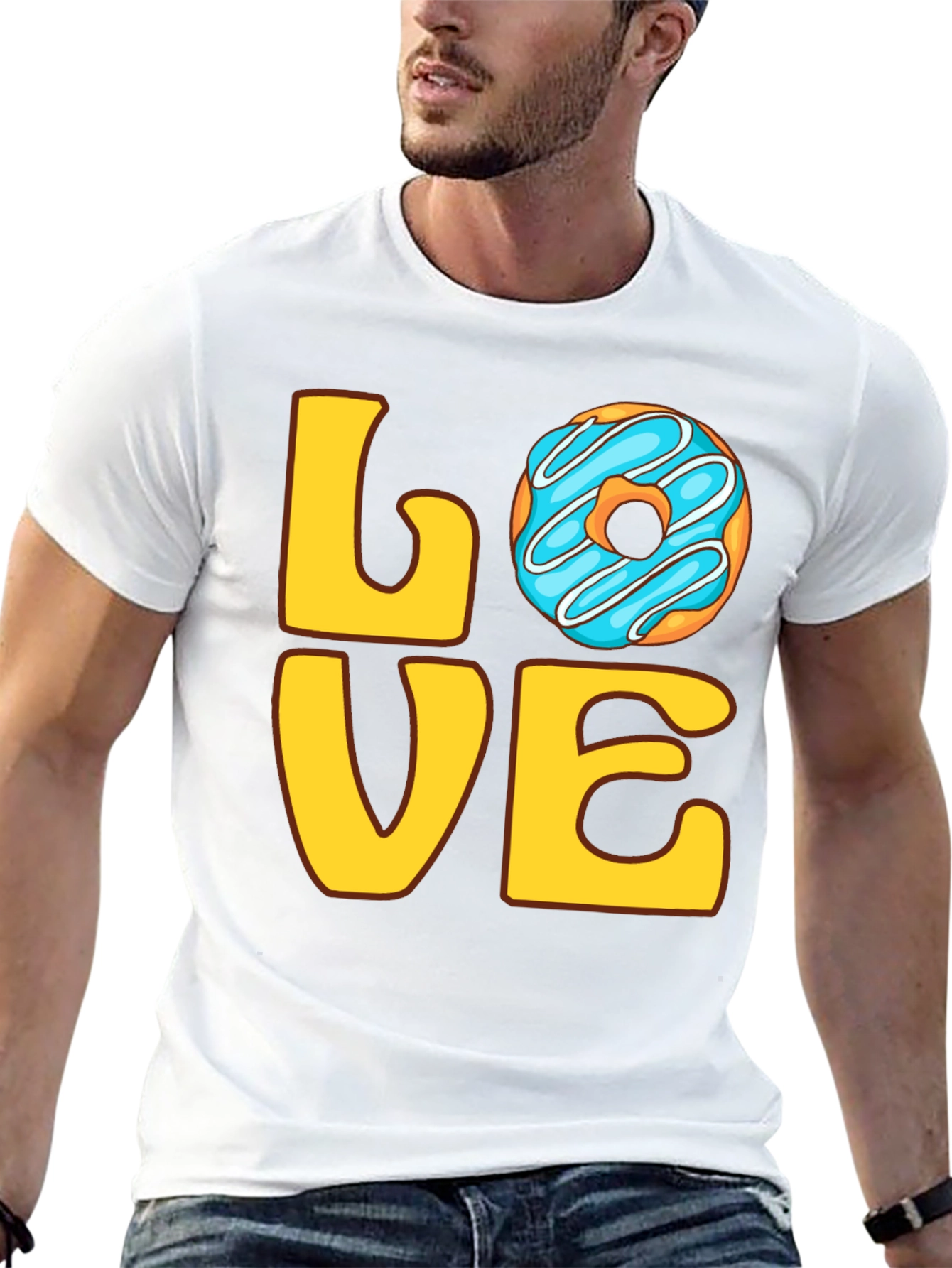 Love Donut T-Shirt - Stylish Graphic Tee