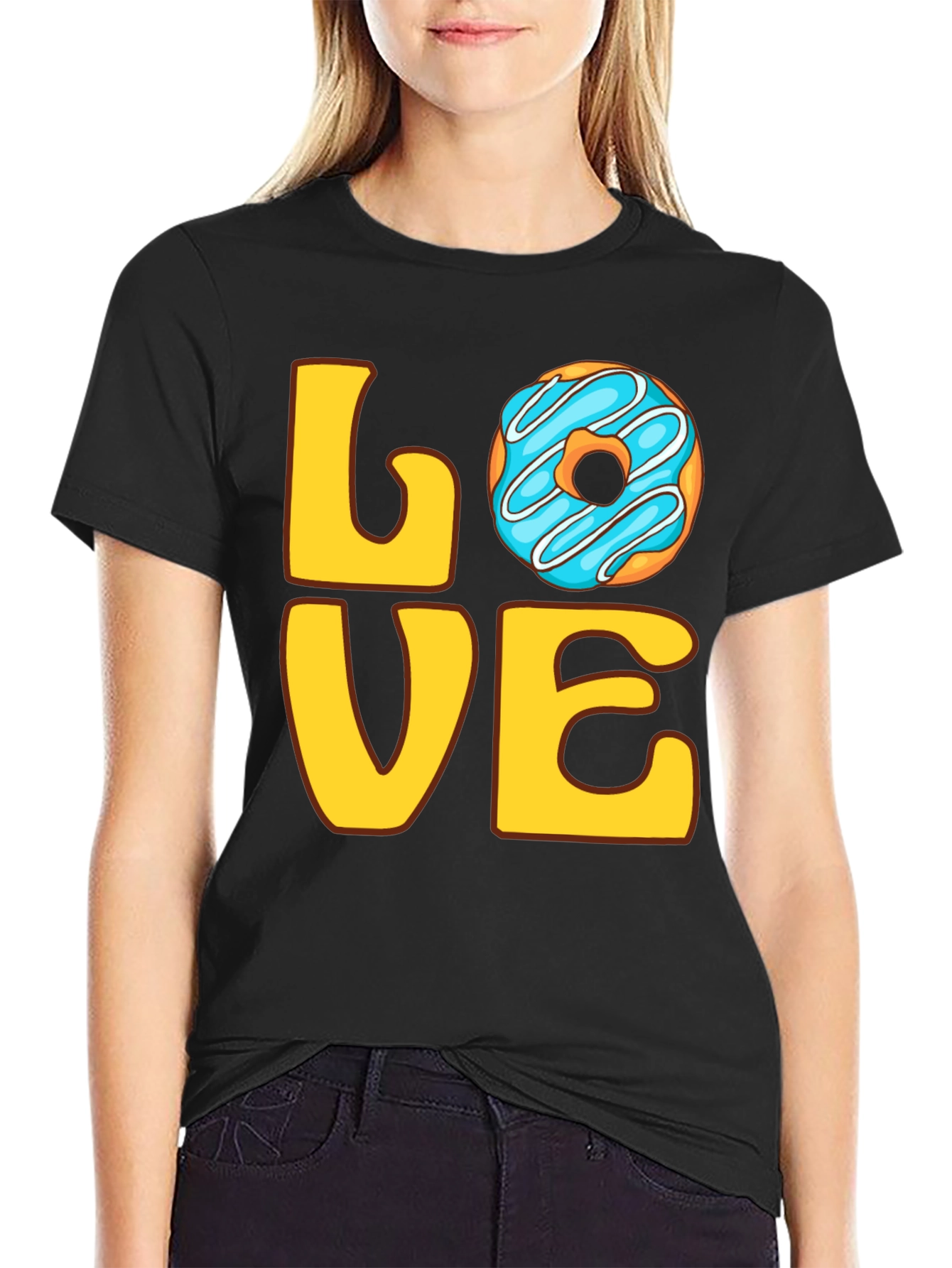 Love Donut T-Shirt - Stylish Graphic Tee