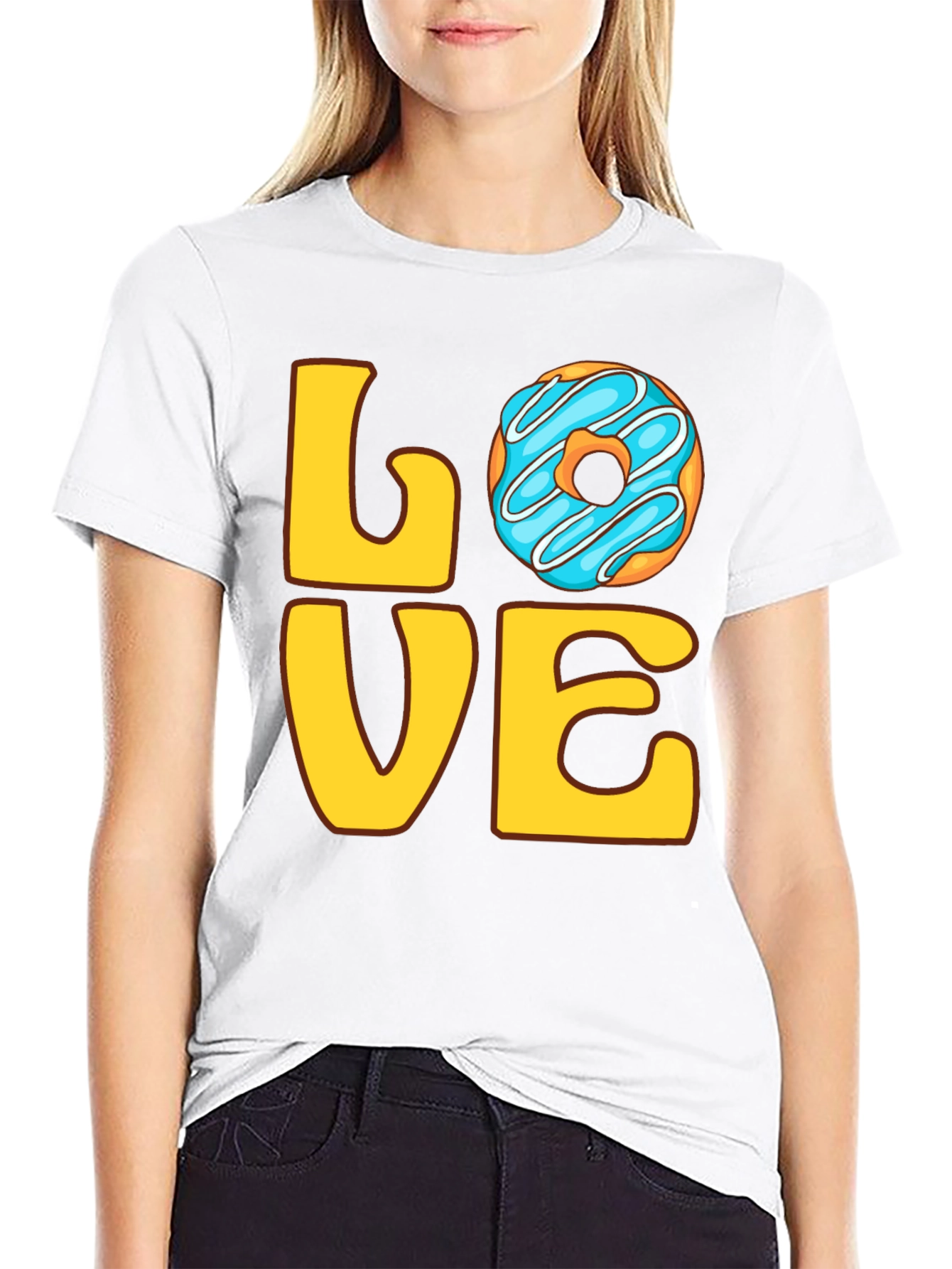 Love Donut T-Shirt - Stylish Graphic Tee