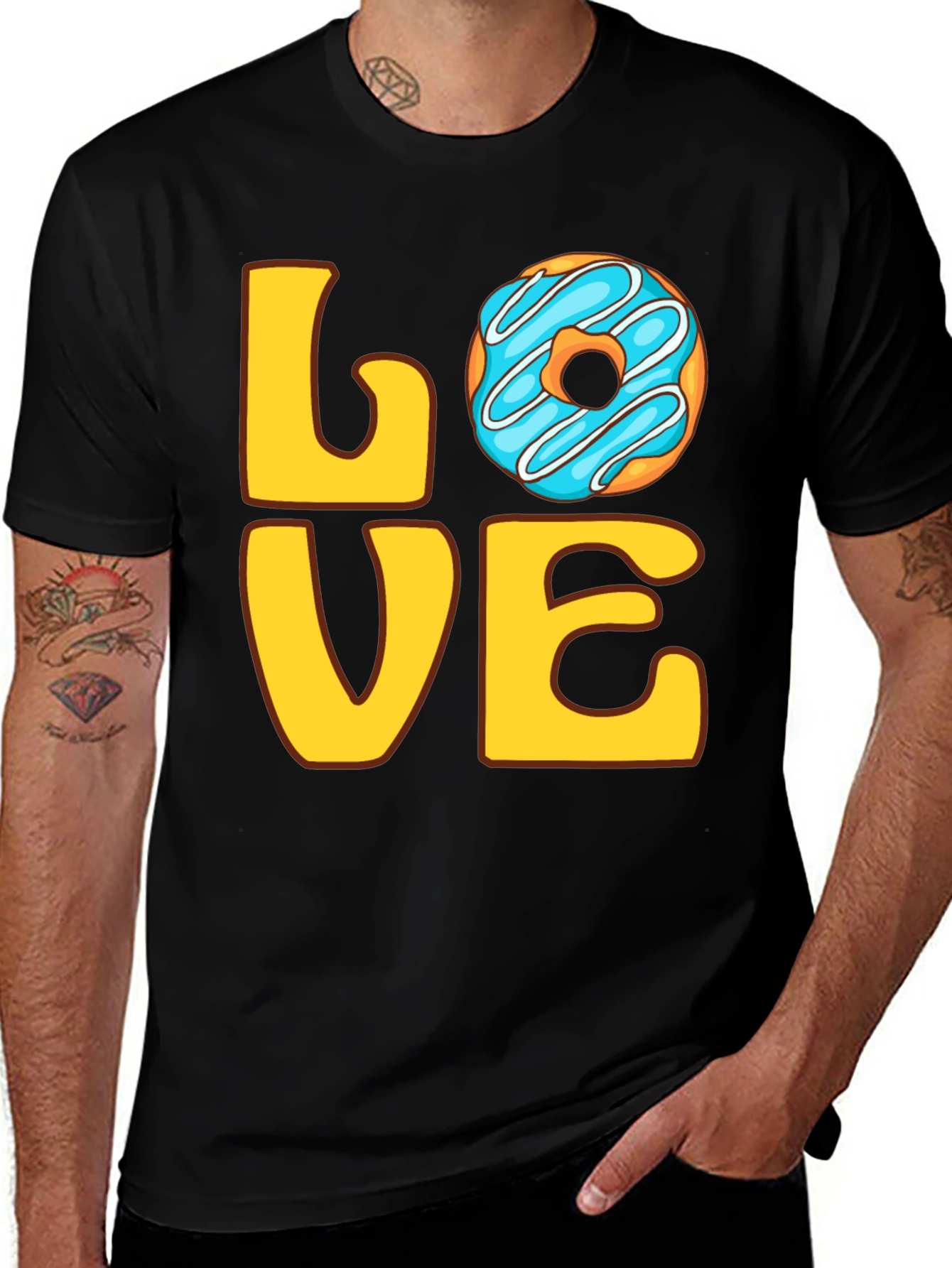 Love Donut T-Shirt - Stylish Graphic Tee