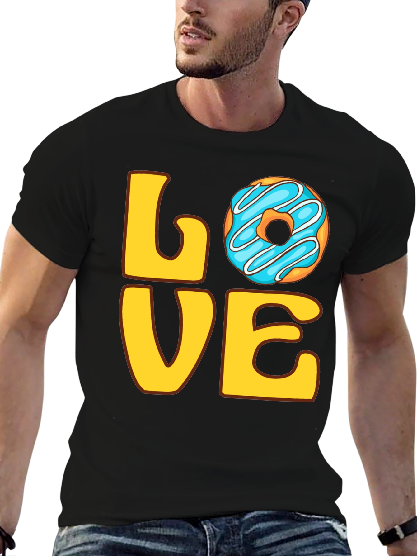 Love Donut T-Shirt - Stylish Graphic Tee