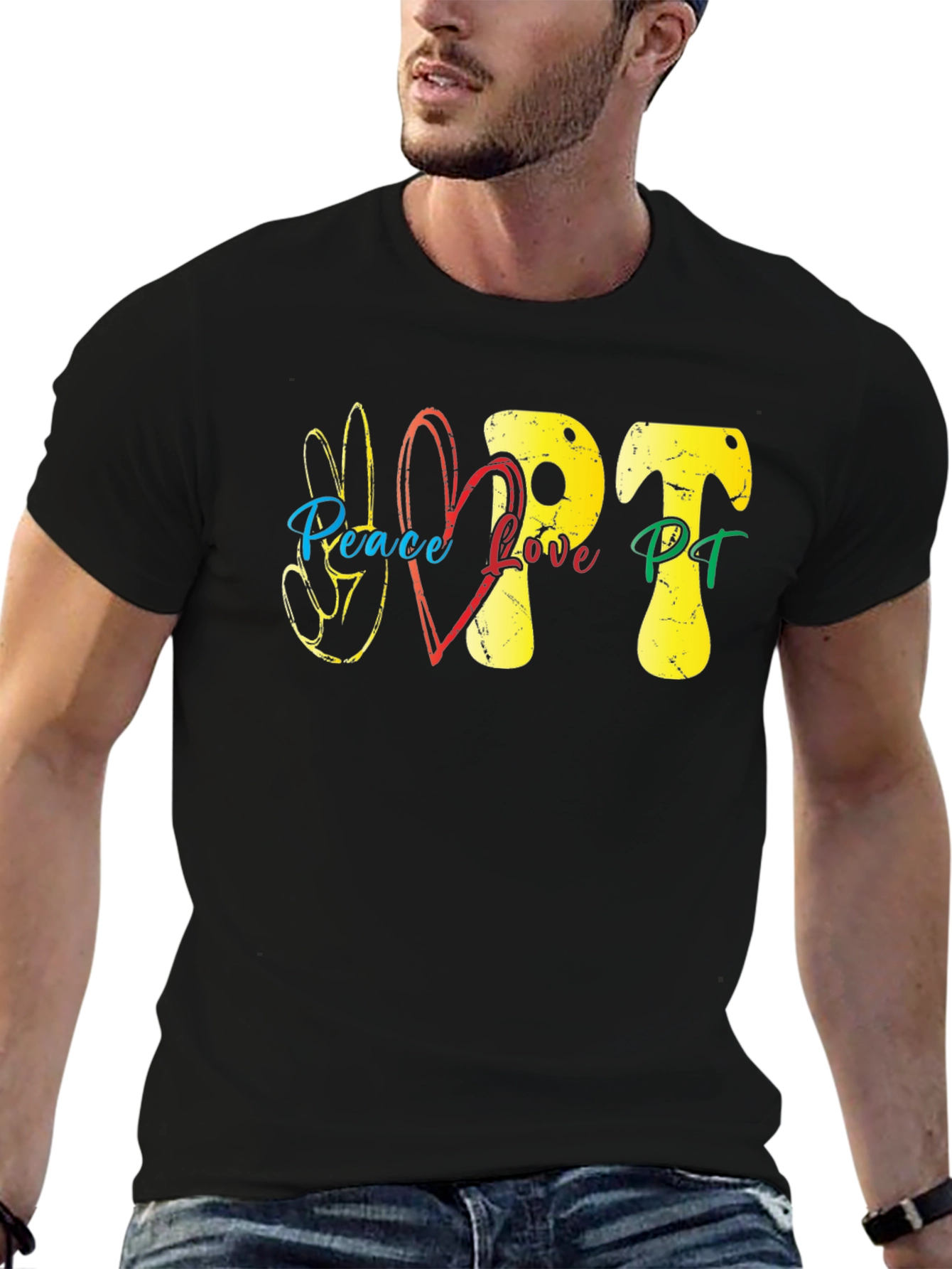Peace Love PT T-Shirt - Therapy Tee