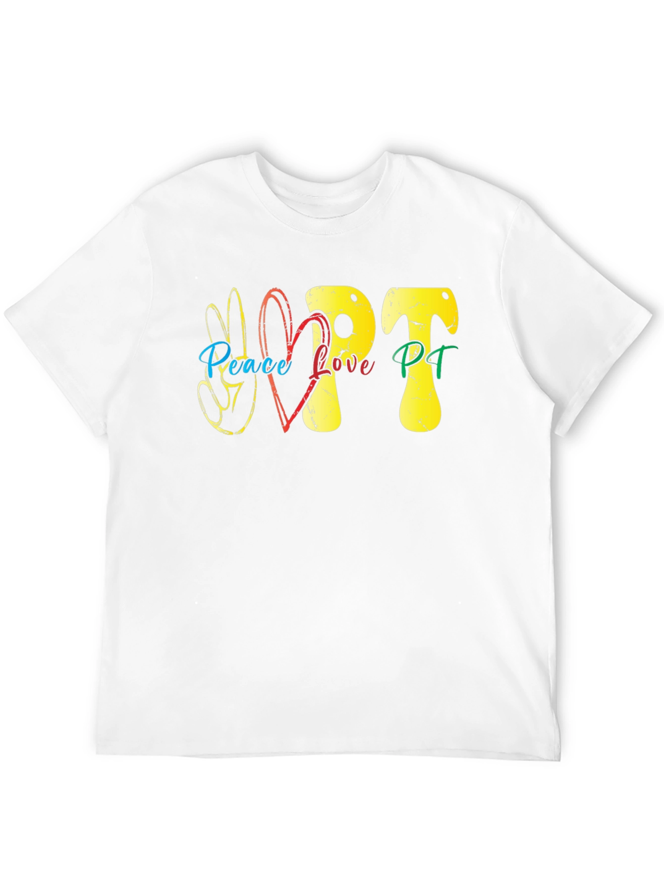 Peace Love PT T-Shirt - Therapy Tee