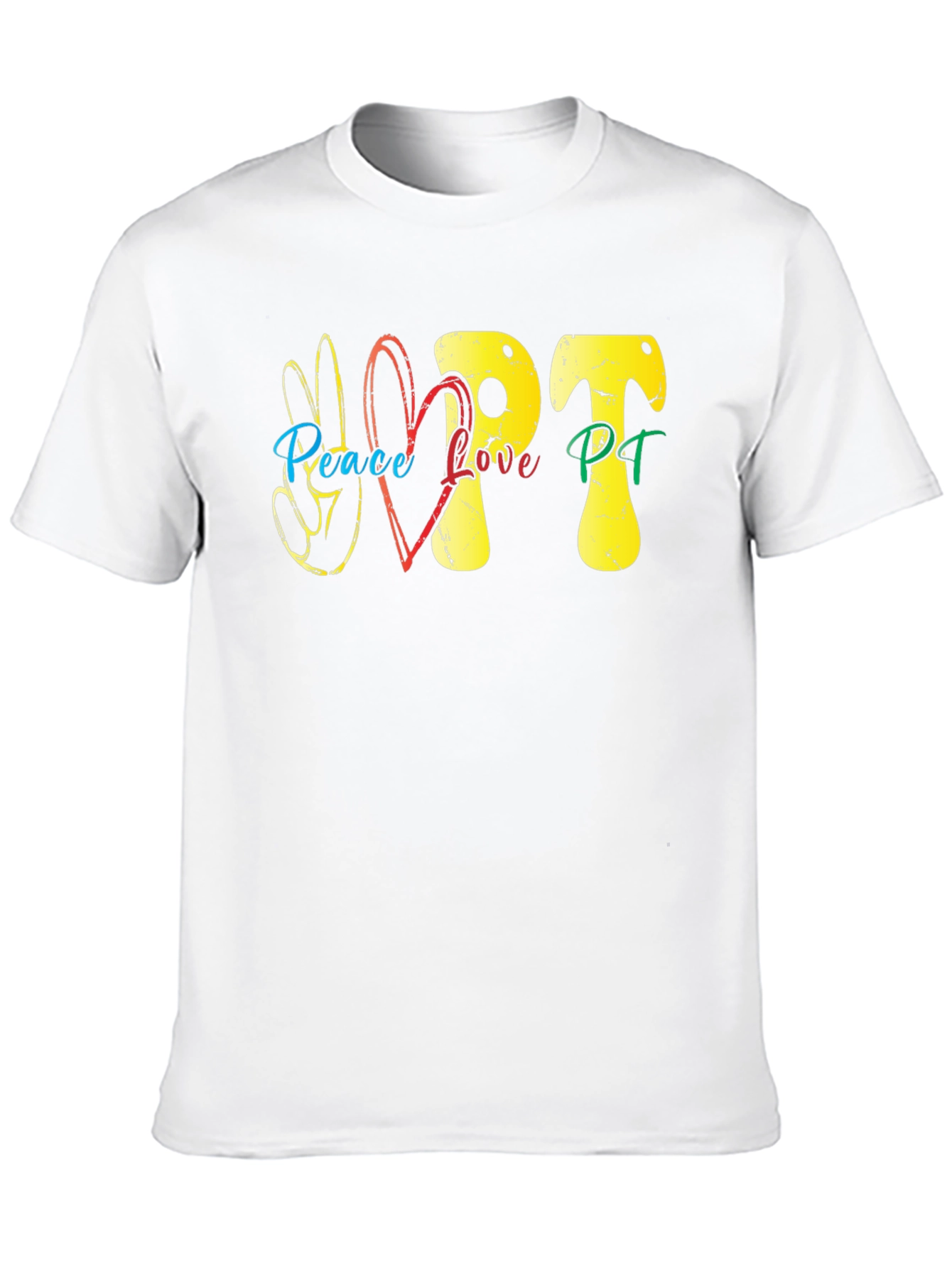 Peace Love PT T-Shirt - Therapy Tee