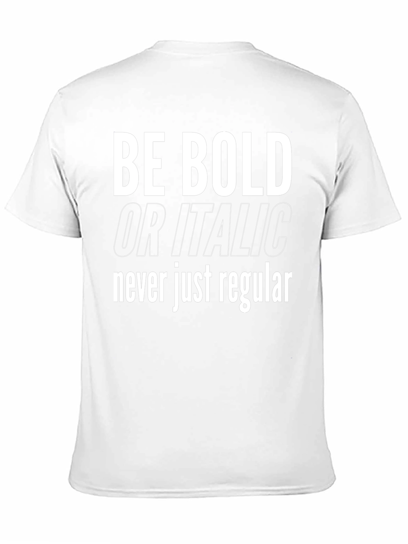 Be Bold Graphic Tee - Black