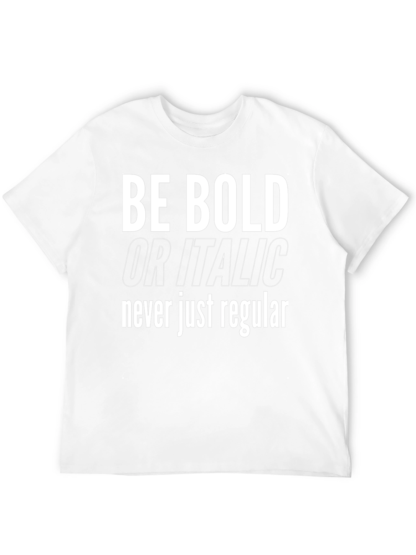 Be Bold Graphic Tee - Black