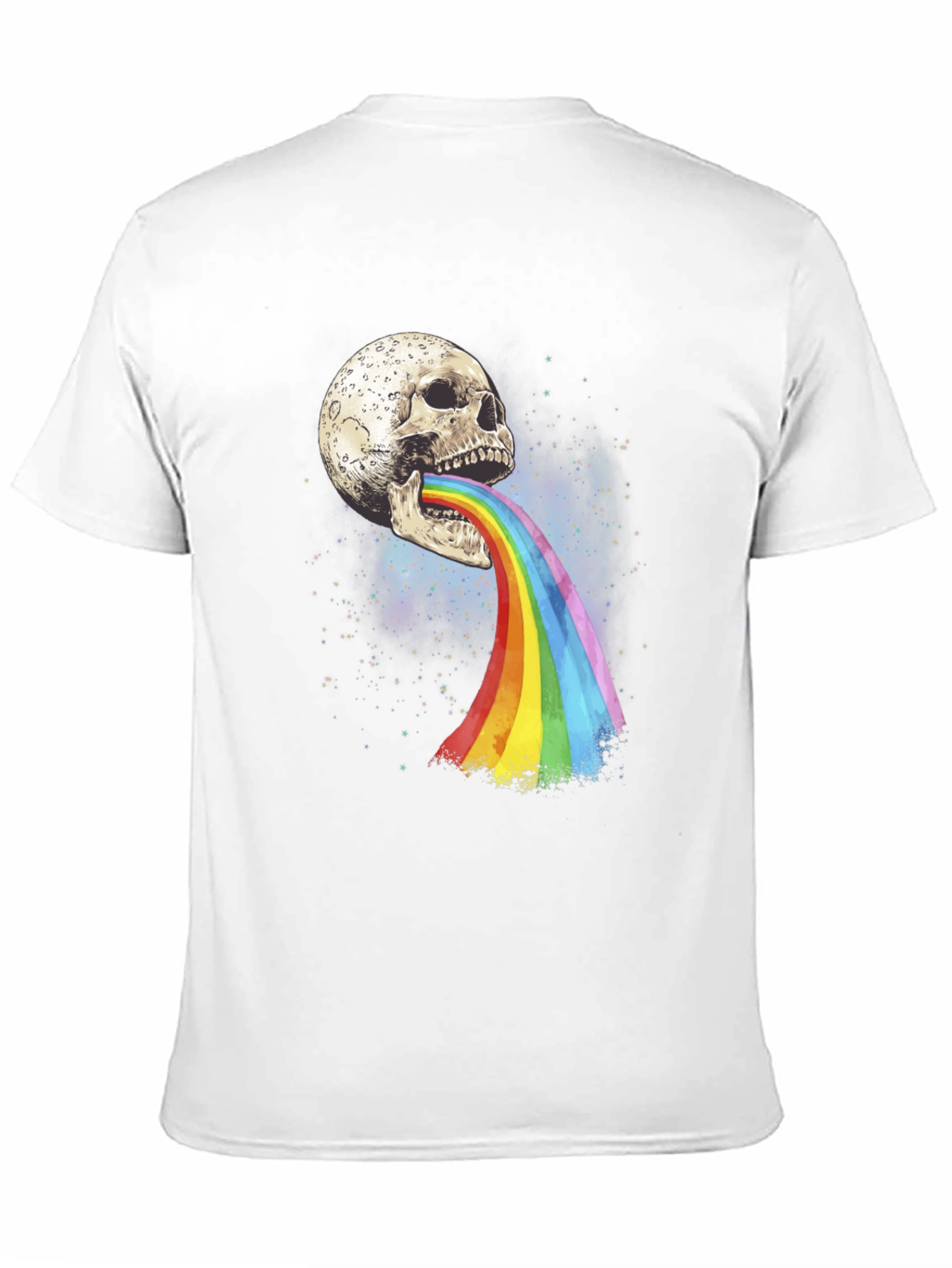 Skull Vomiting Rainbow T-Shirt