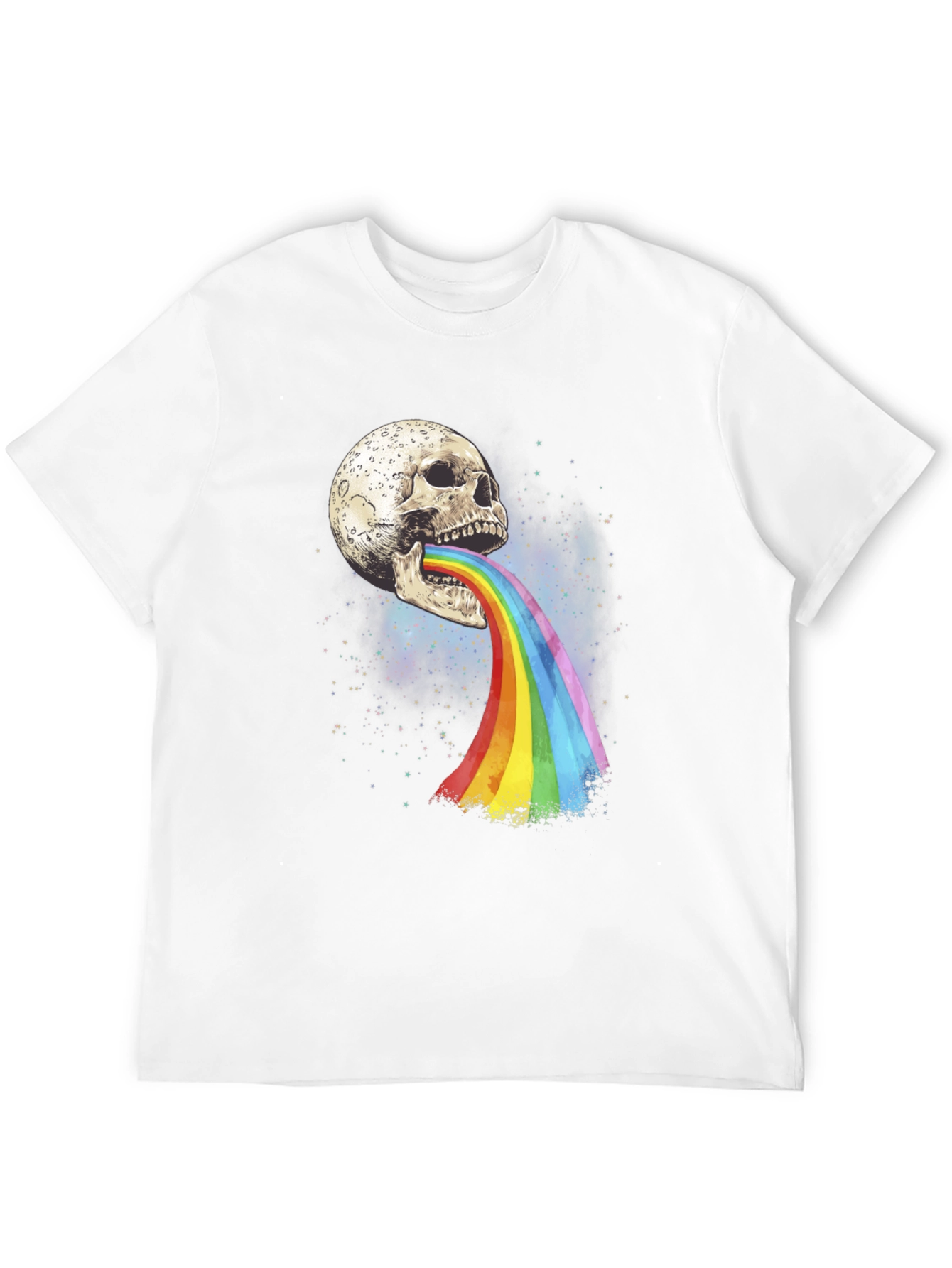Skull Vomiting Rainbow T-Shirt