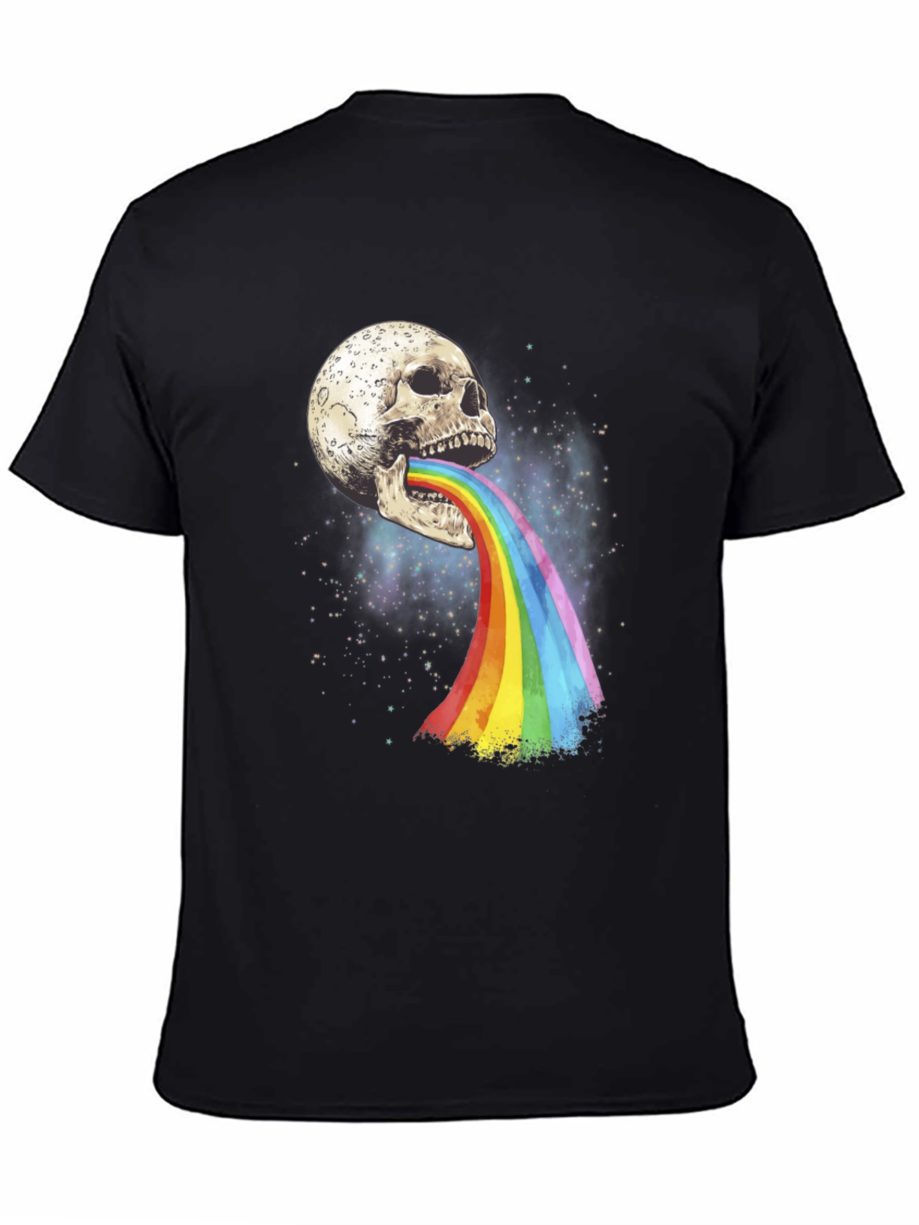 Skull Vomiting Rainbow T-Shirt
