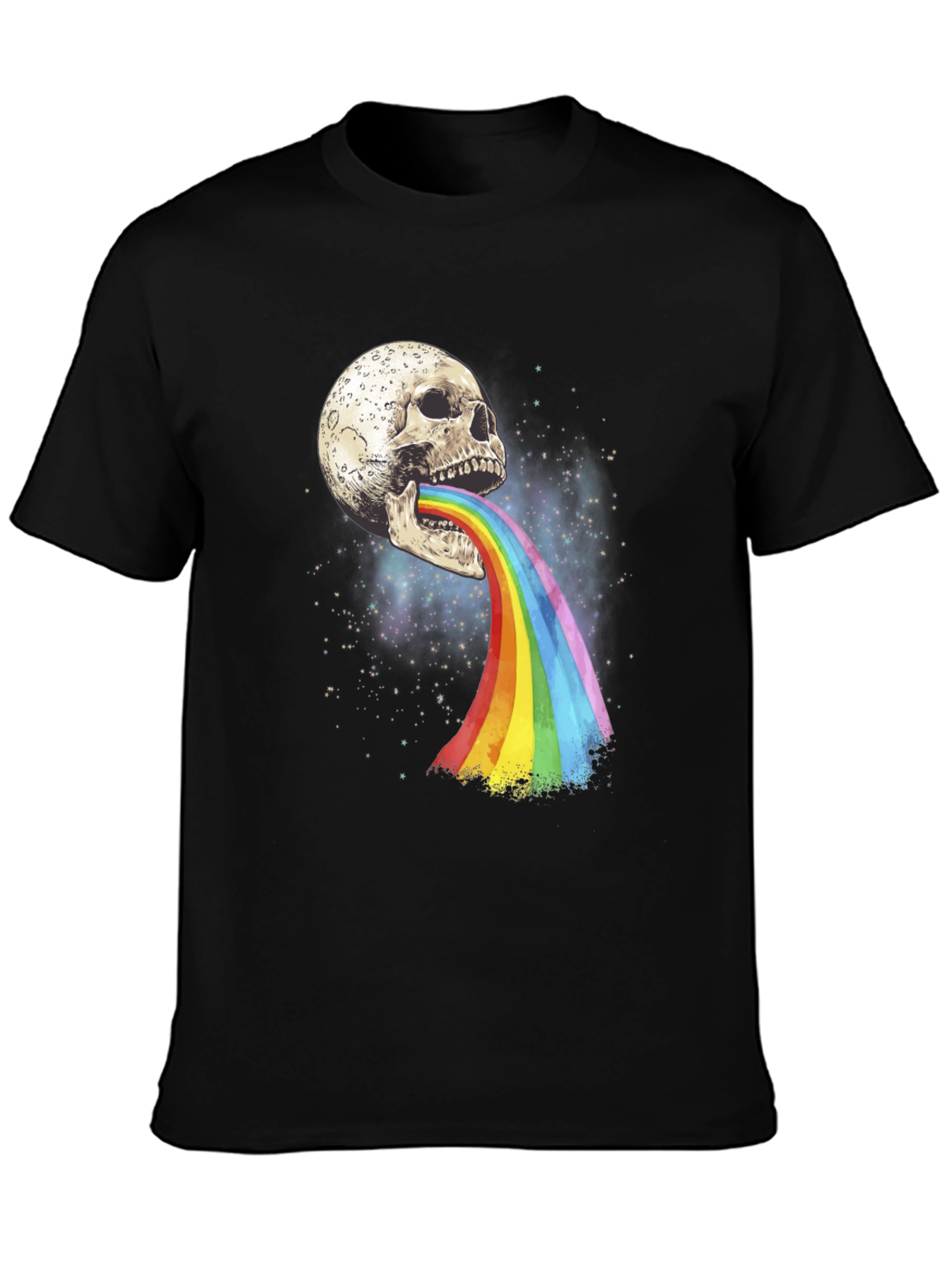 Skull Vomiting Rainbow T-Shirt