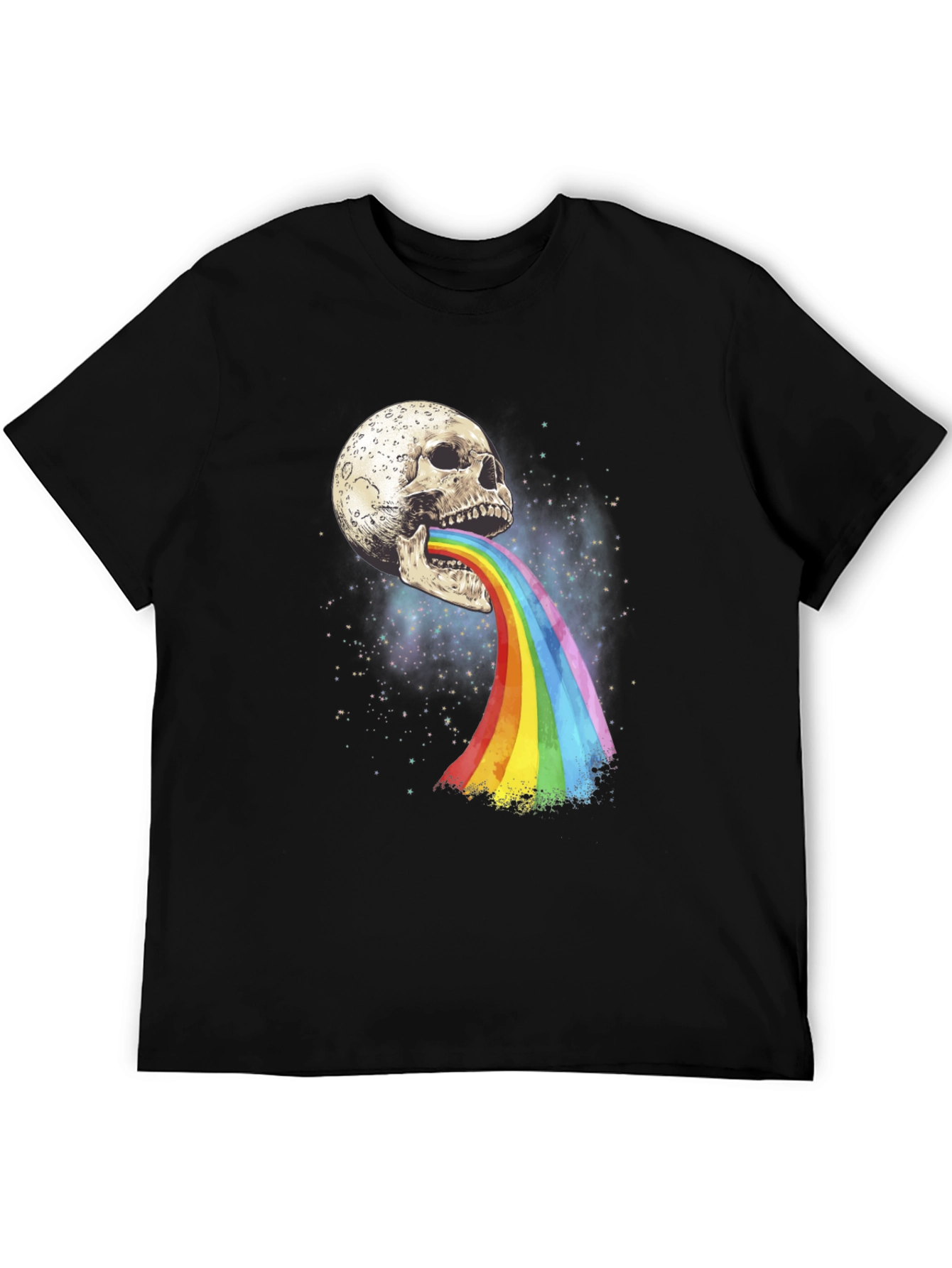 Skull Vomiting Rainbow T-Shirt