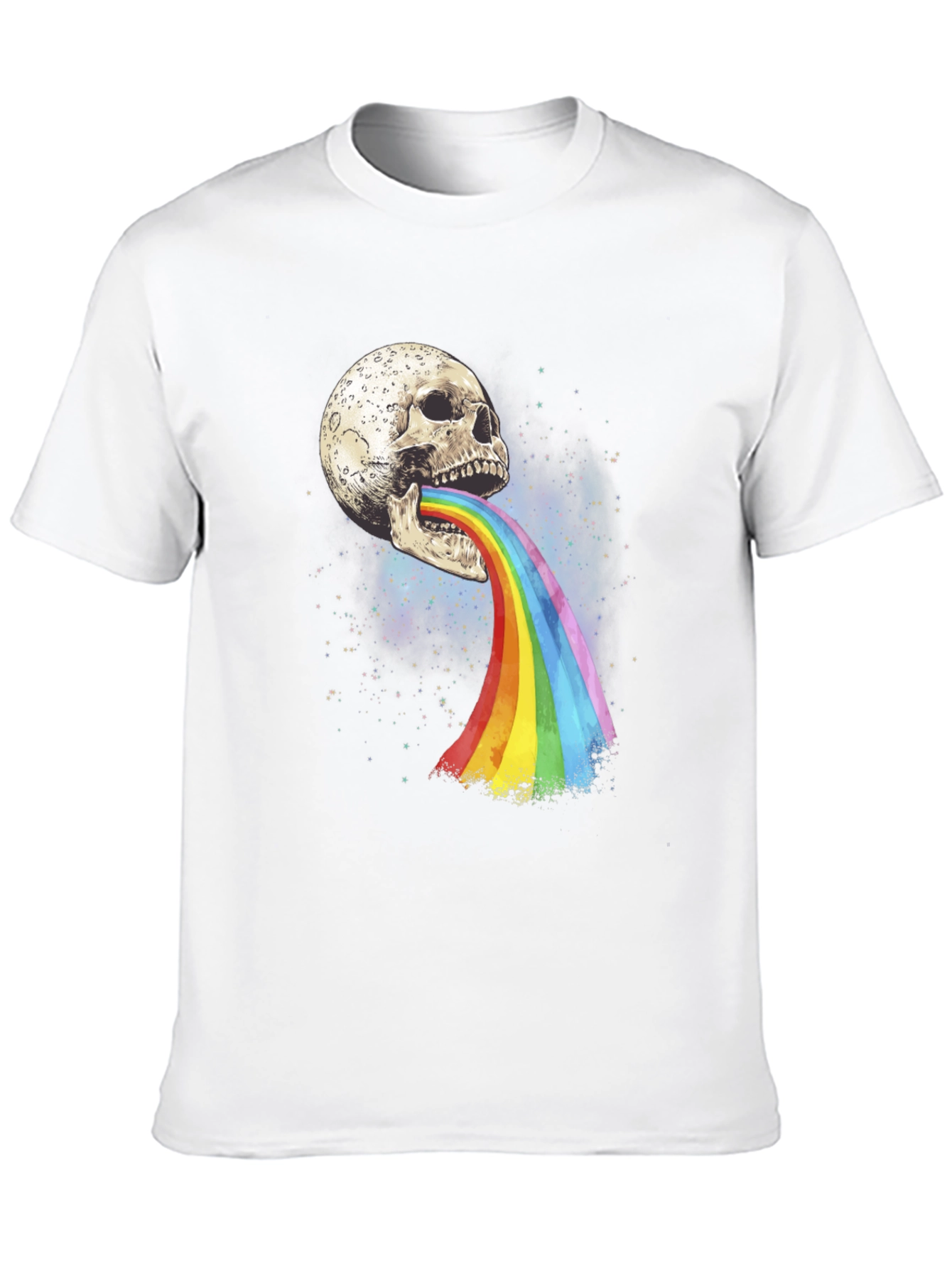 Skull Vomiting Rainbow T-Shirt