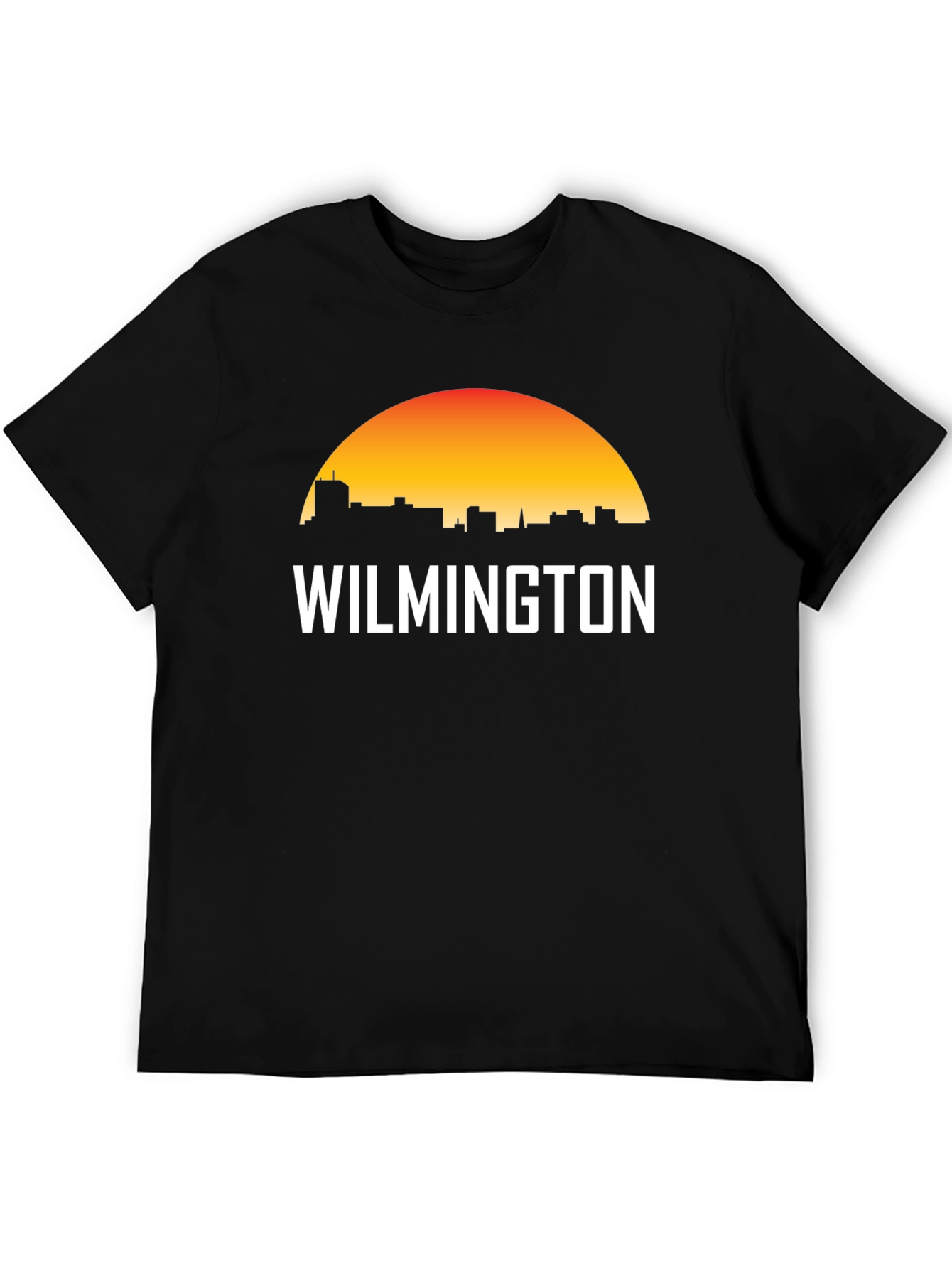 Wilmington Skyline Graphic Tee - Sunset Design