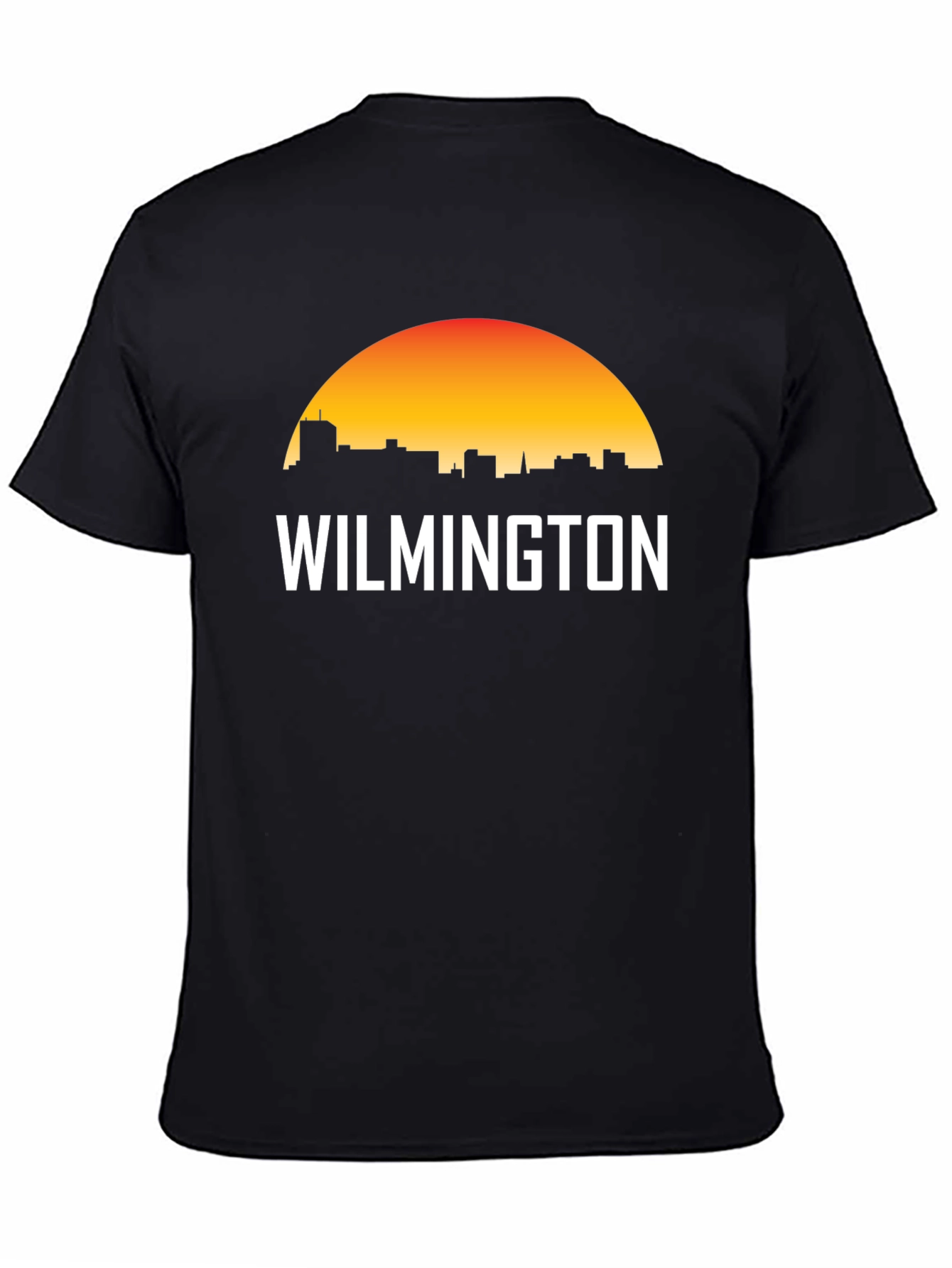 Wilmington Skyline Graphic Tee - Sunset Design