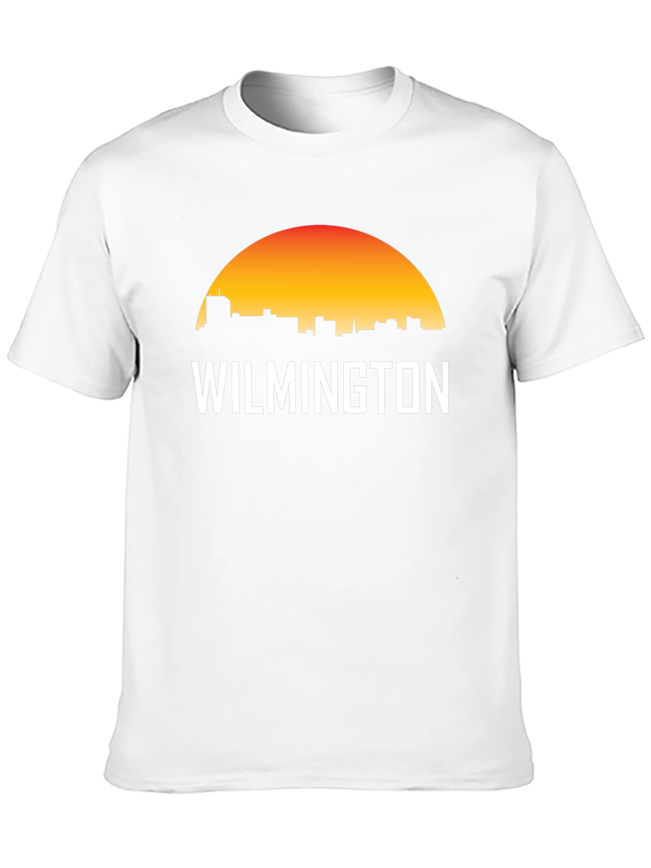 Wilmington Skyline Graphic Tee - Sunset Design
