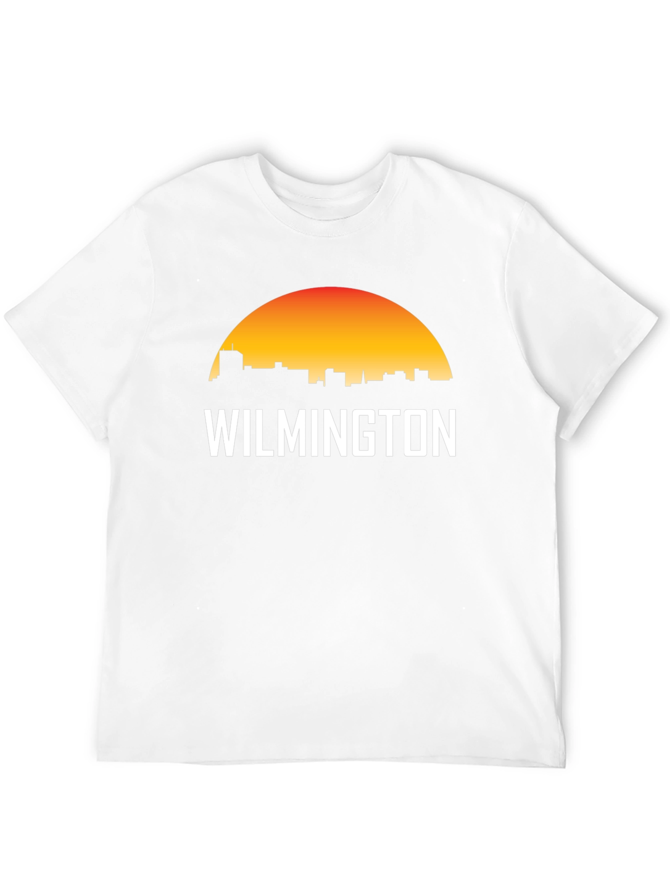 Wilmington Skyline Graphic Tee - Sunset Design