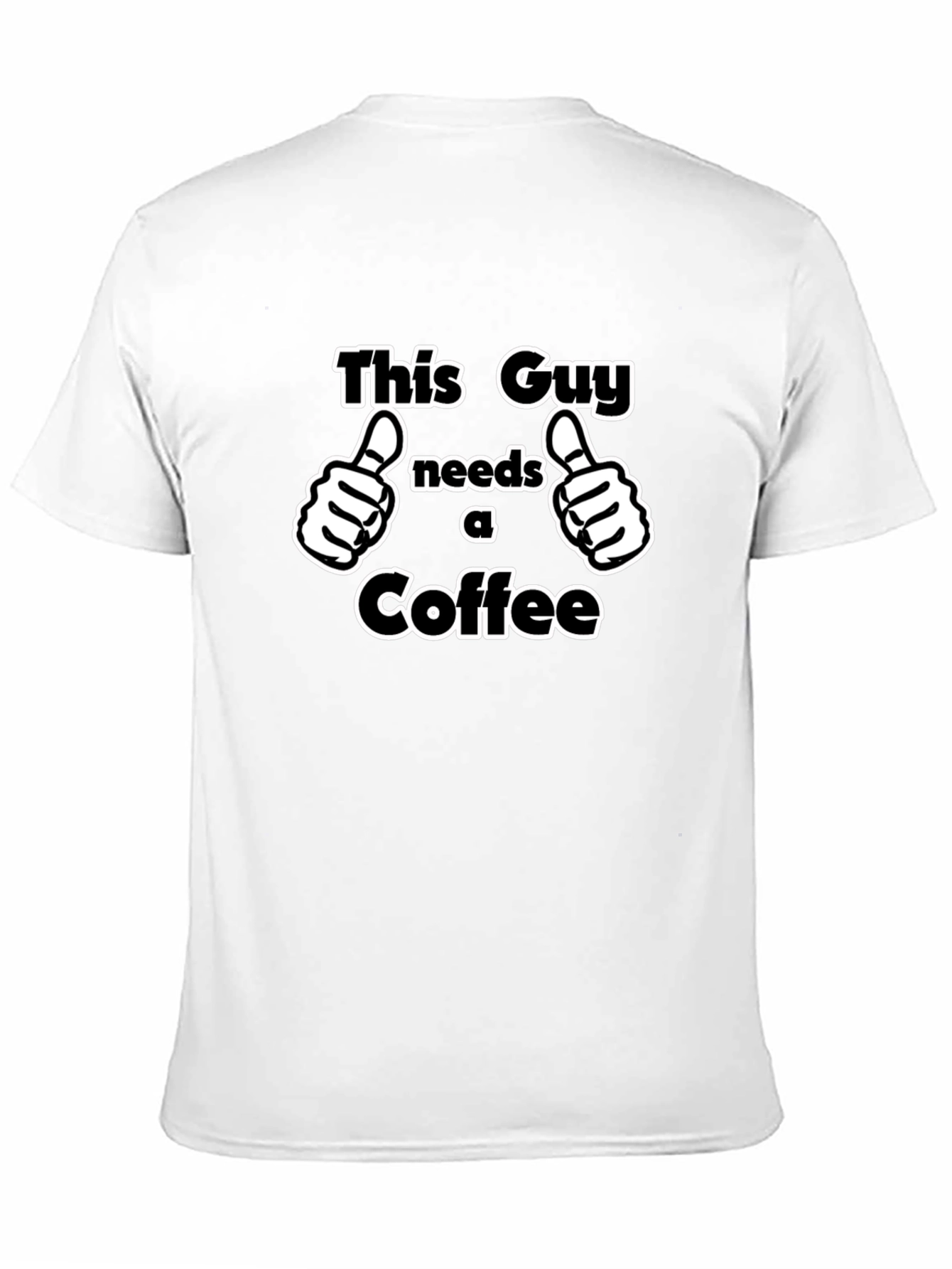 This Guy Needs Coffee T-Shirt - Funny Graphic Tee