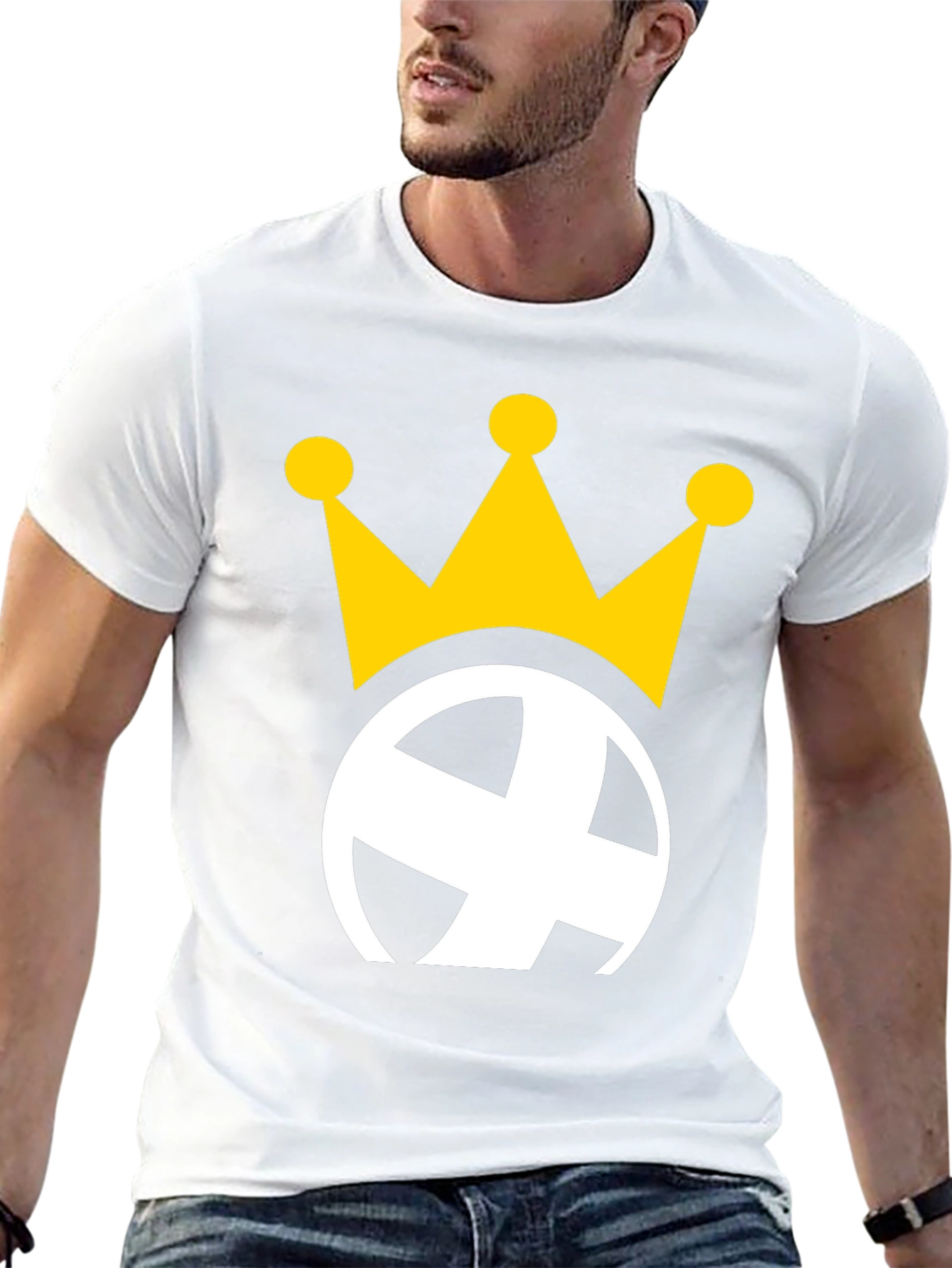 Crowned Globe Black Graphic Tee