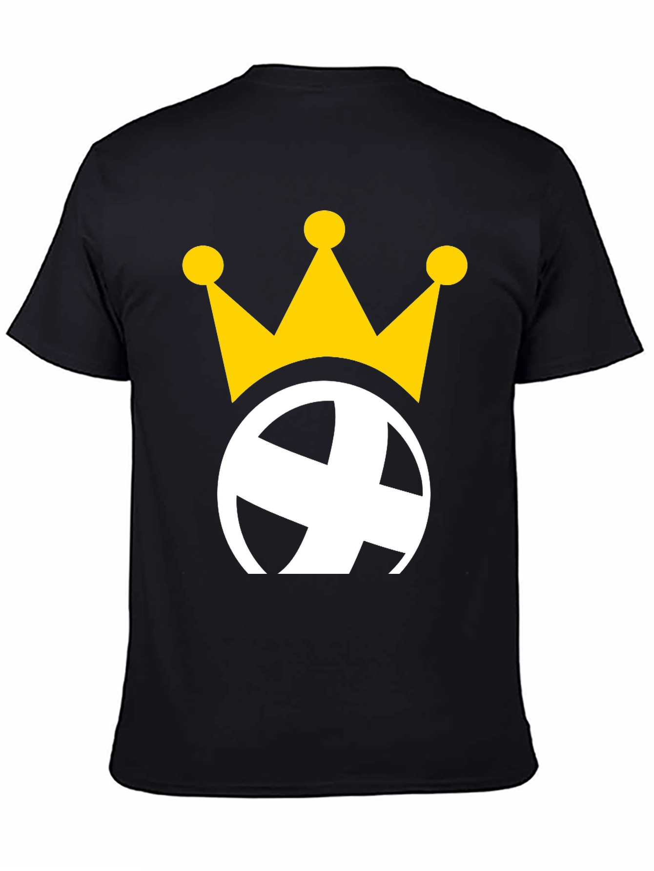 Crowned Globe Black Graphic Tee