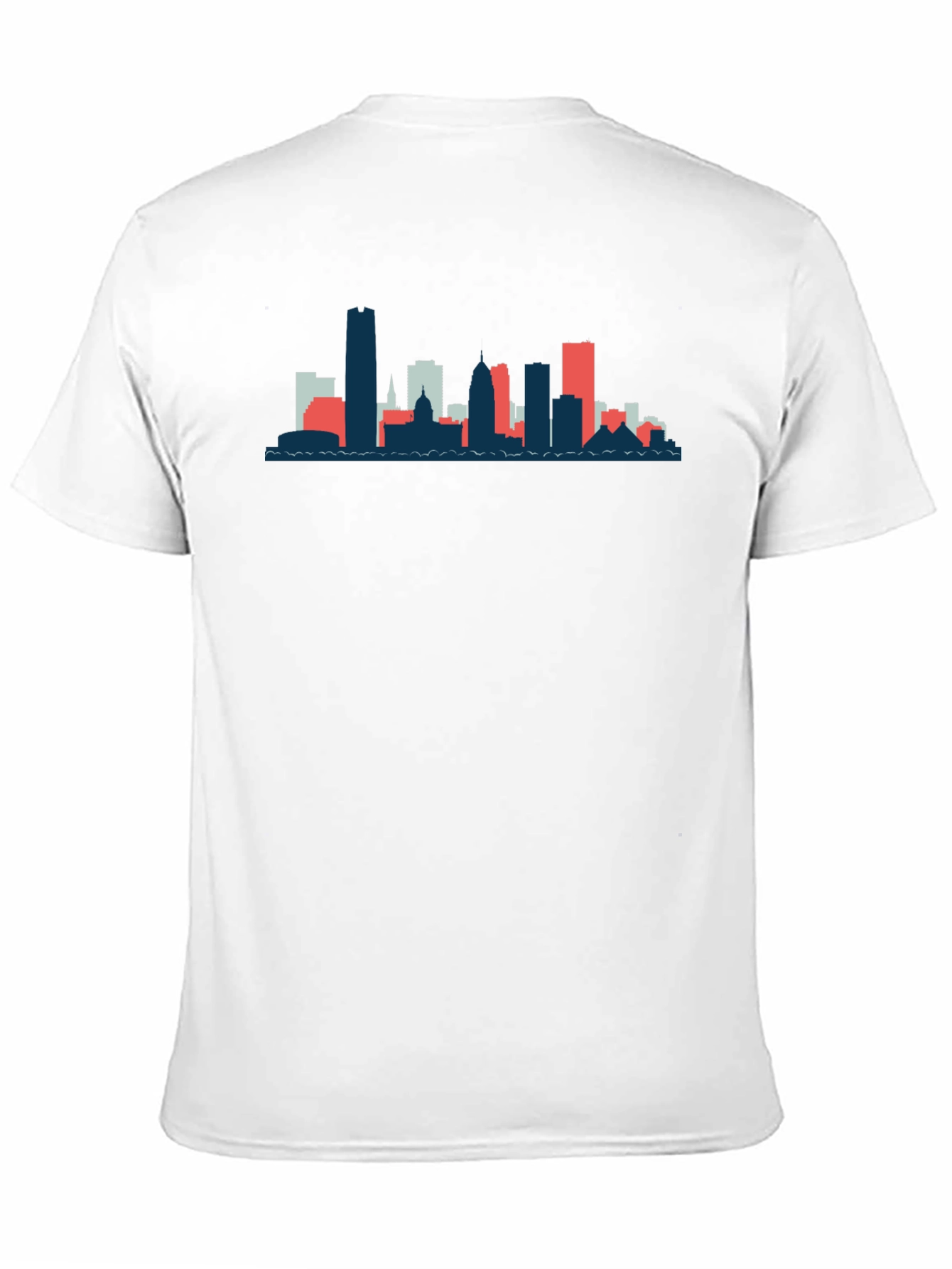 Urban Skyline Graphic Tee - Modern Cityscape Design