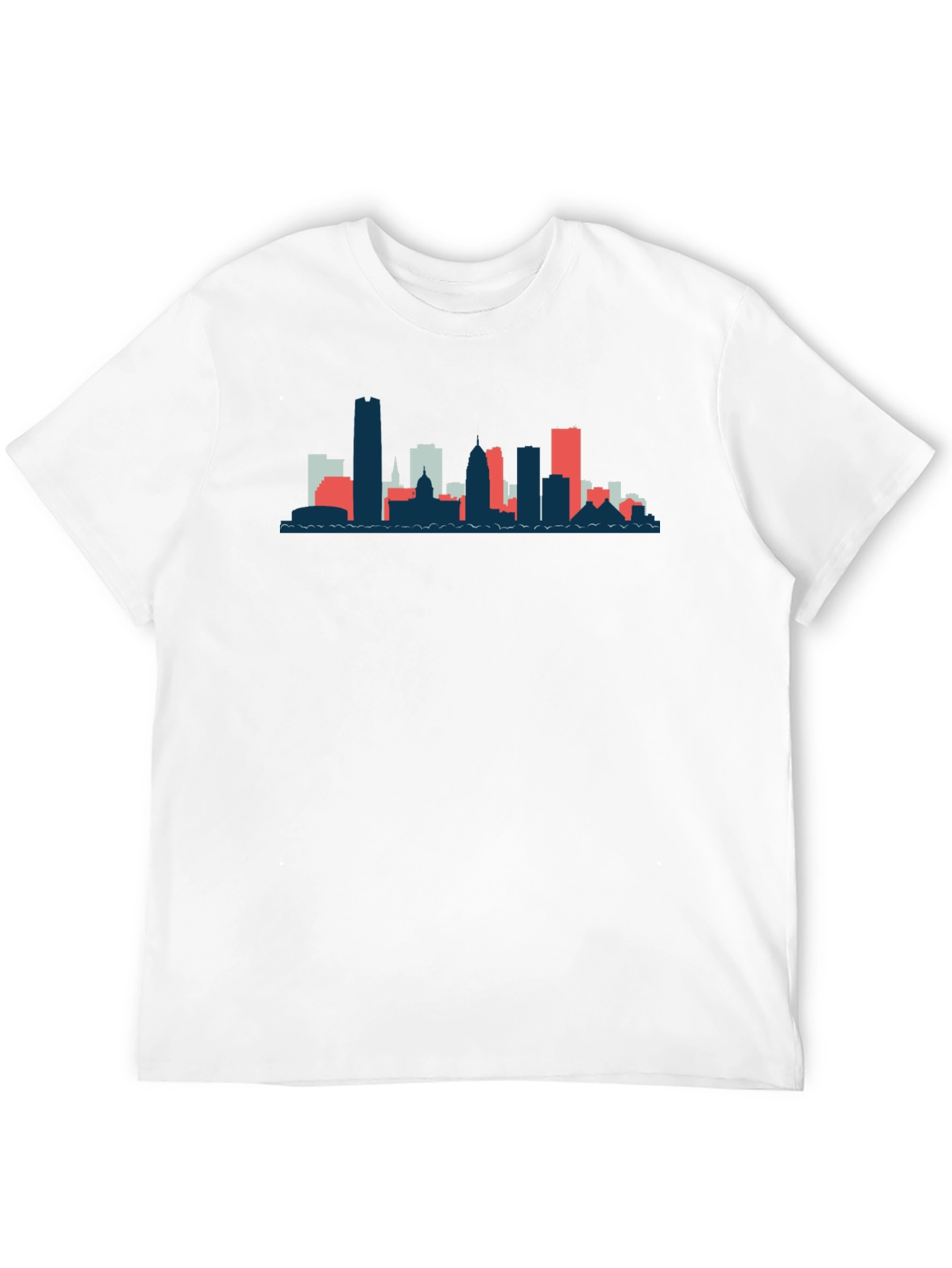 Urban Skyline Graphic Tee - Modern Cityscape Design