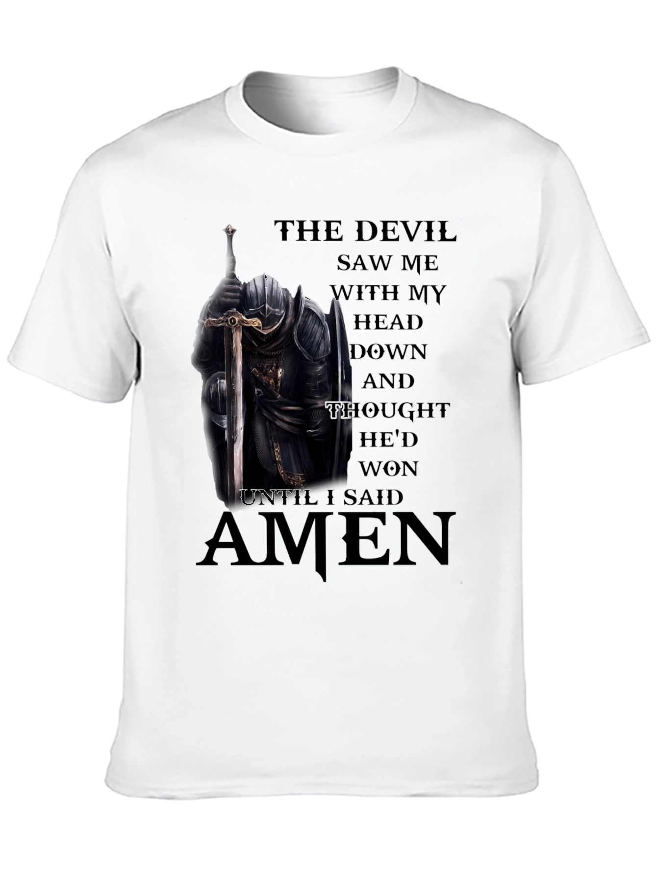 The Devil Saw Me T-Shirt - Christian Knight Apparel