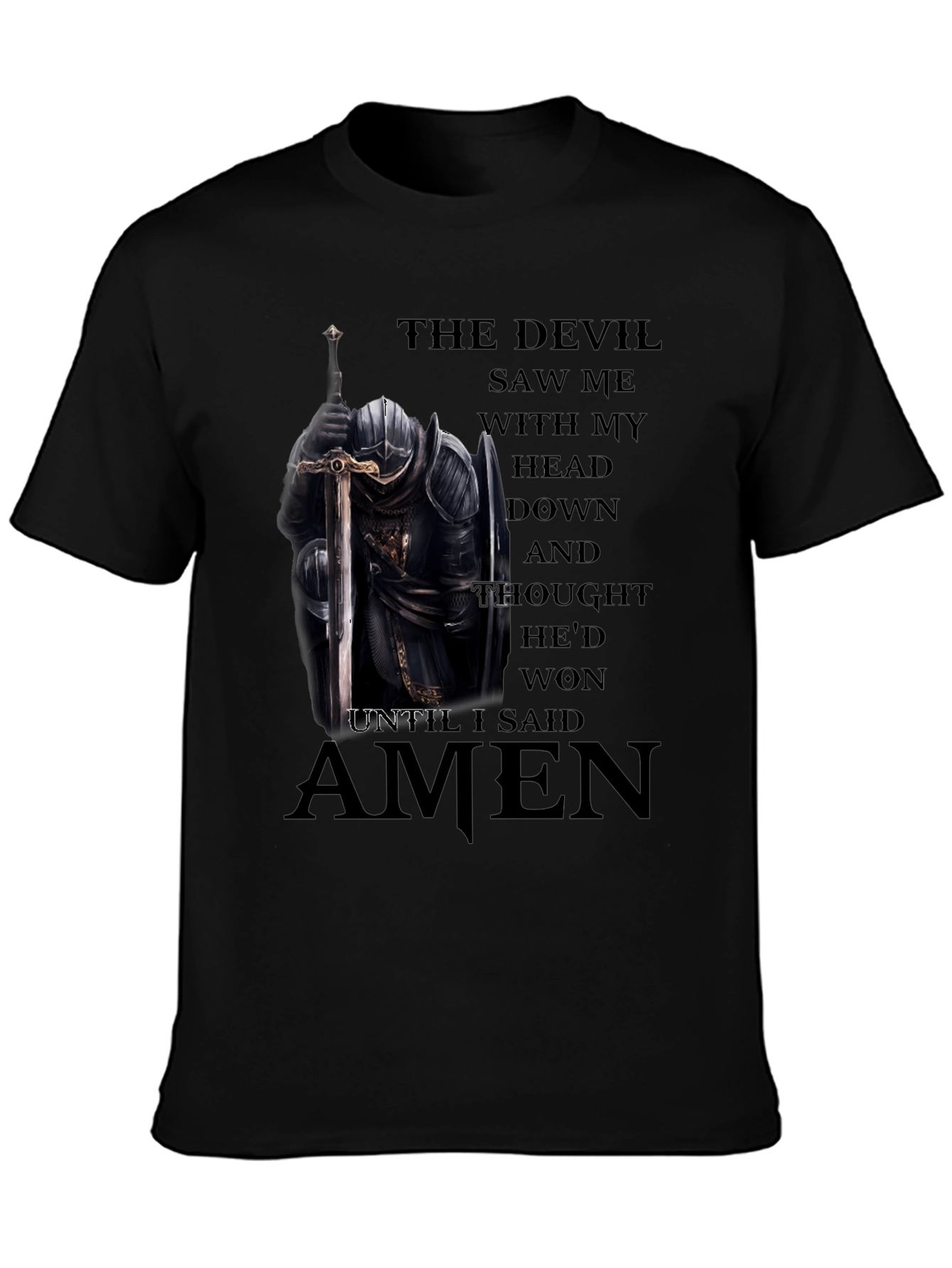 The Devil Saw Me T-Shirt - Christian Knight Apparel