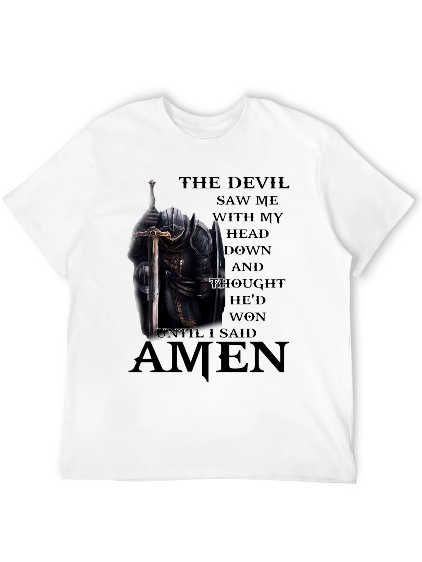 The Devil Saw Me T-Shirt - Christian Knight Apparel