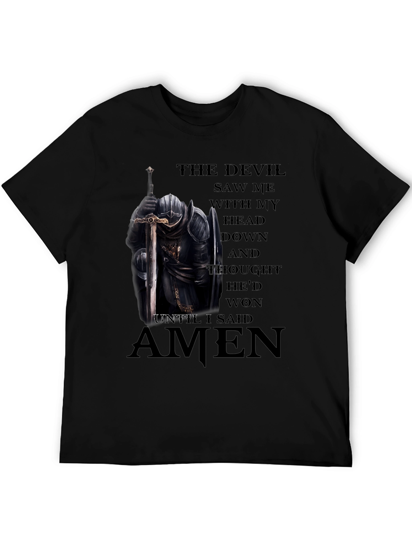 The Devil Saw Me T-Shirt - Christian Knight Apparel
