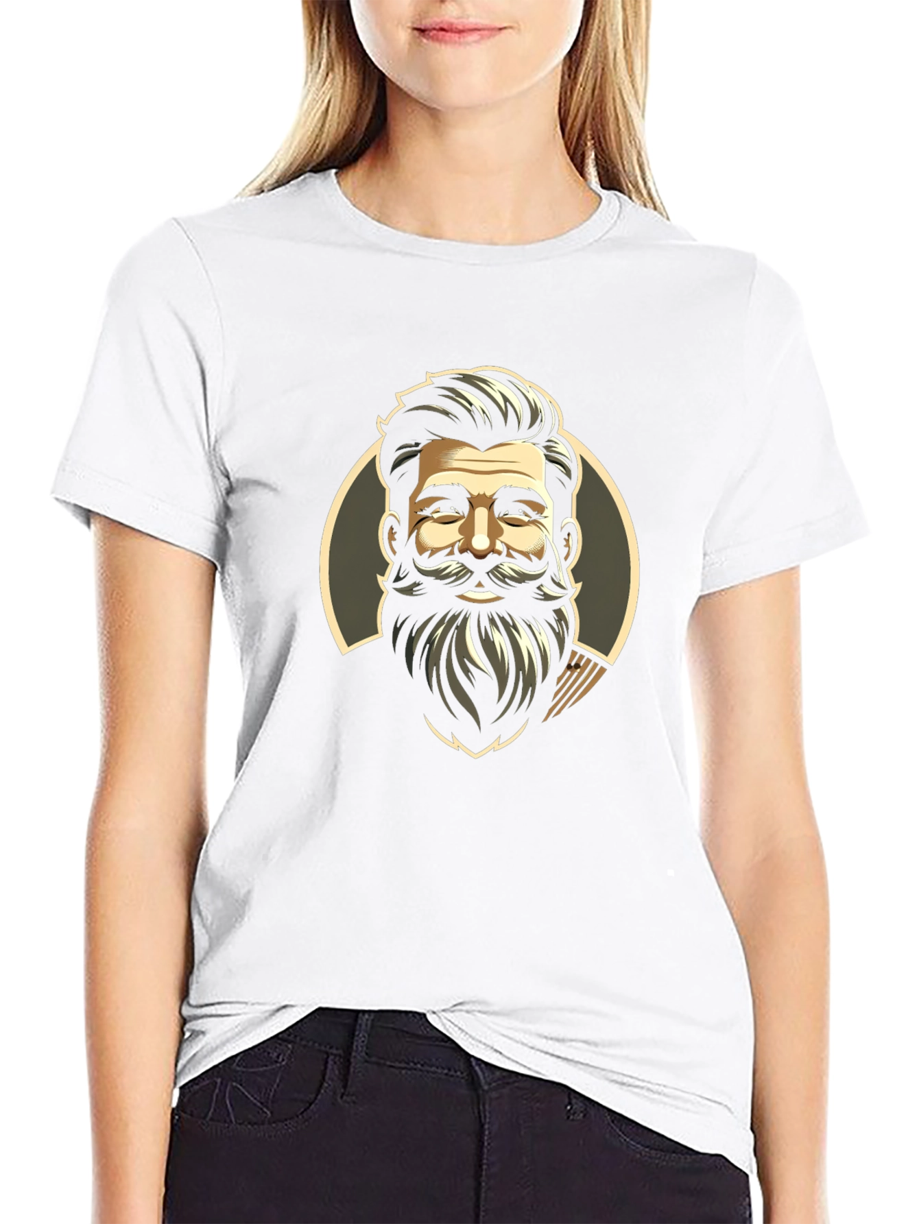 Bearded Man Graphic Tee - Stylish & Unique
