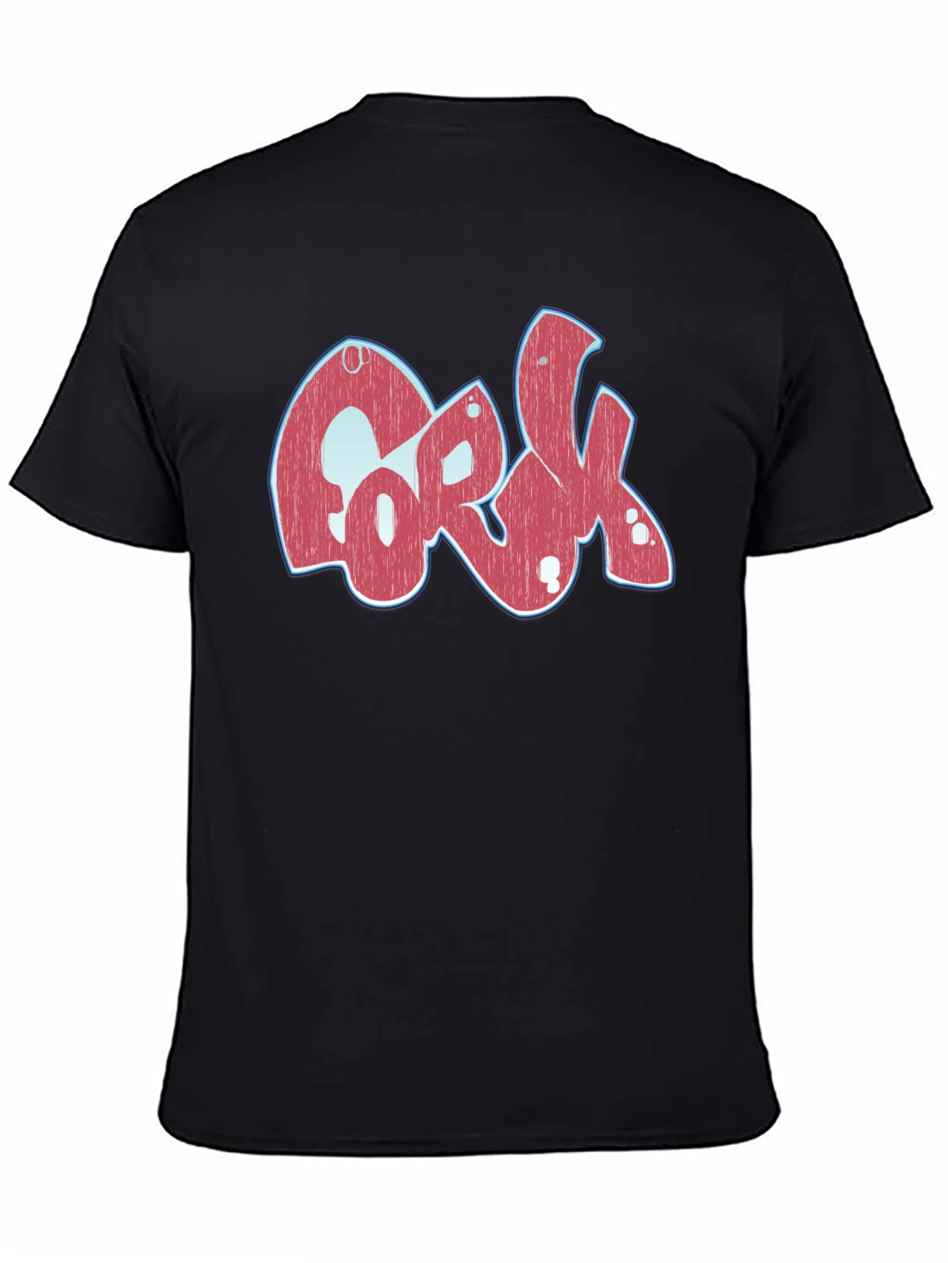 Cork Graphic T-Shirt - Black