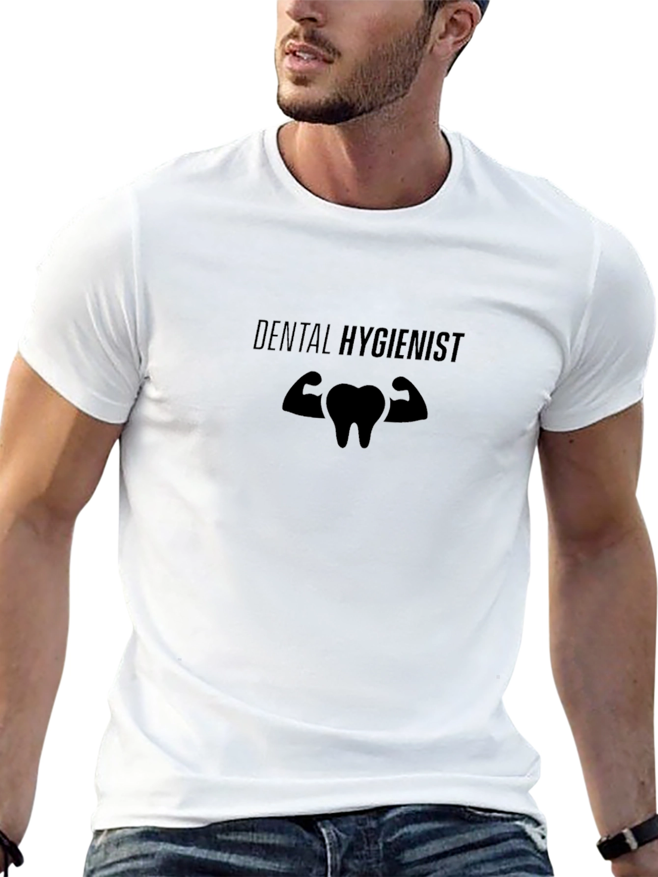 Dental Hygienist Muscle Tooth T-Shirt