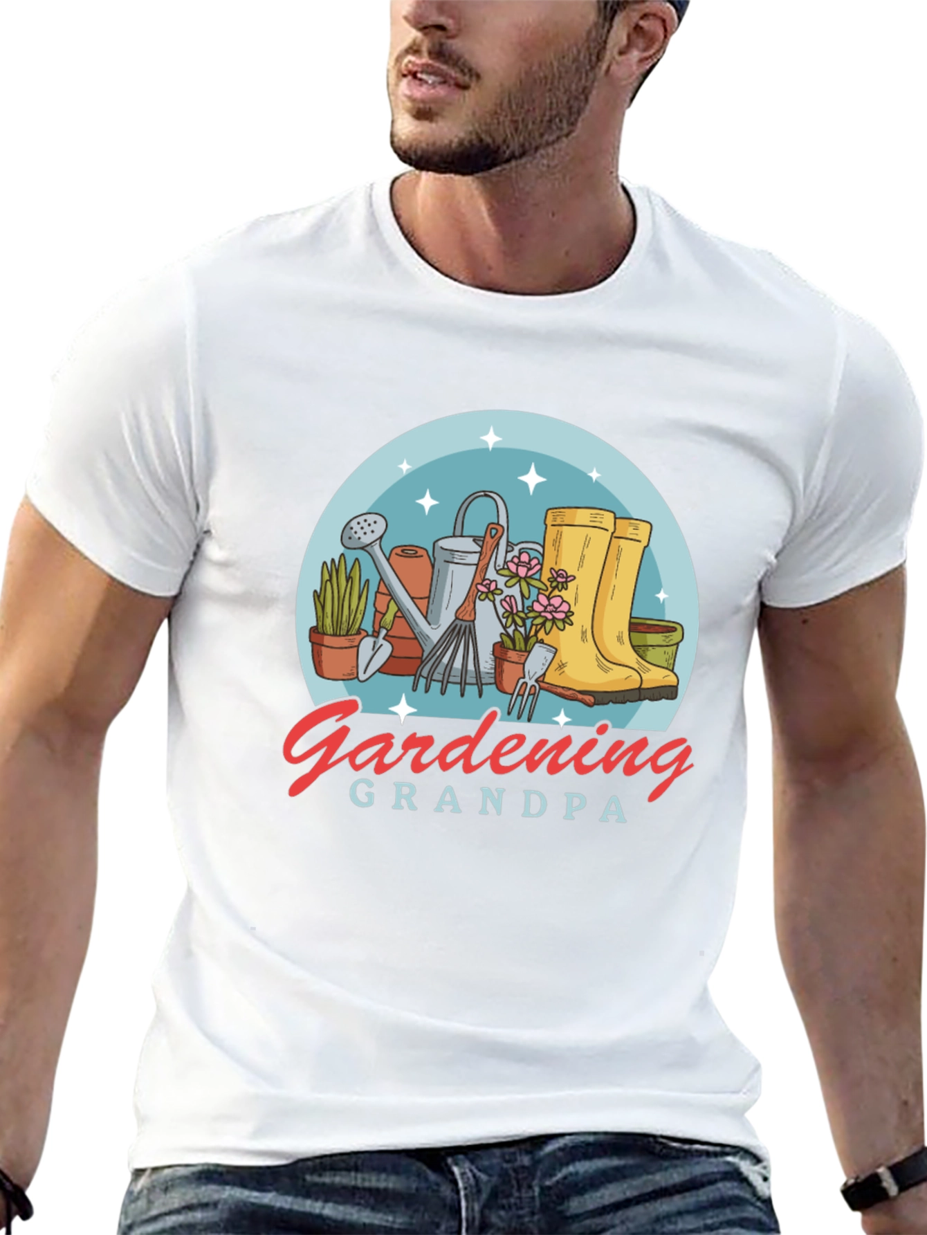 Gardening Grandpa T-Shirt - Gardener Gift
