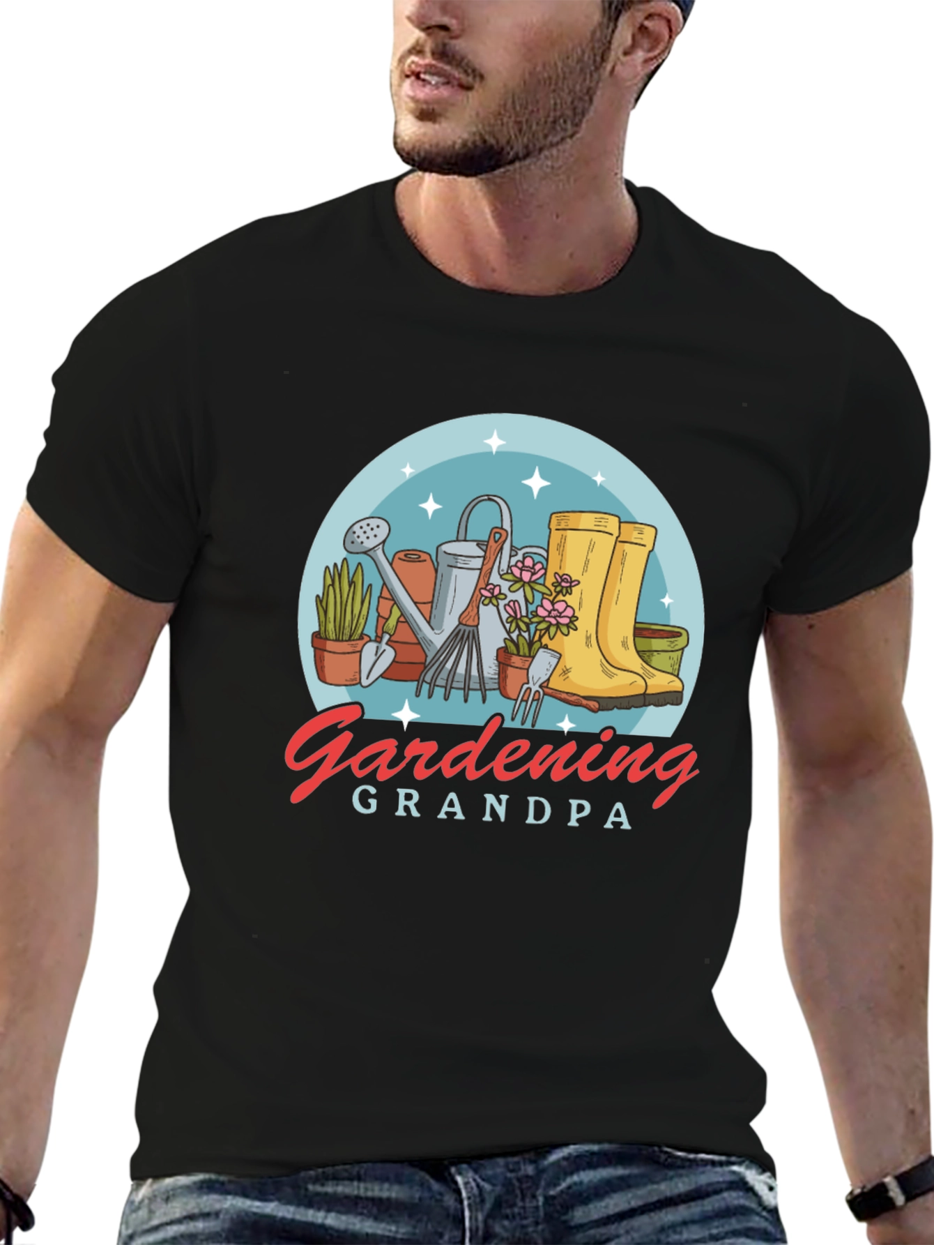 Gardening Grandpa T-Shirt - Gardener Gift