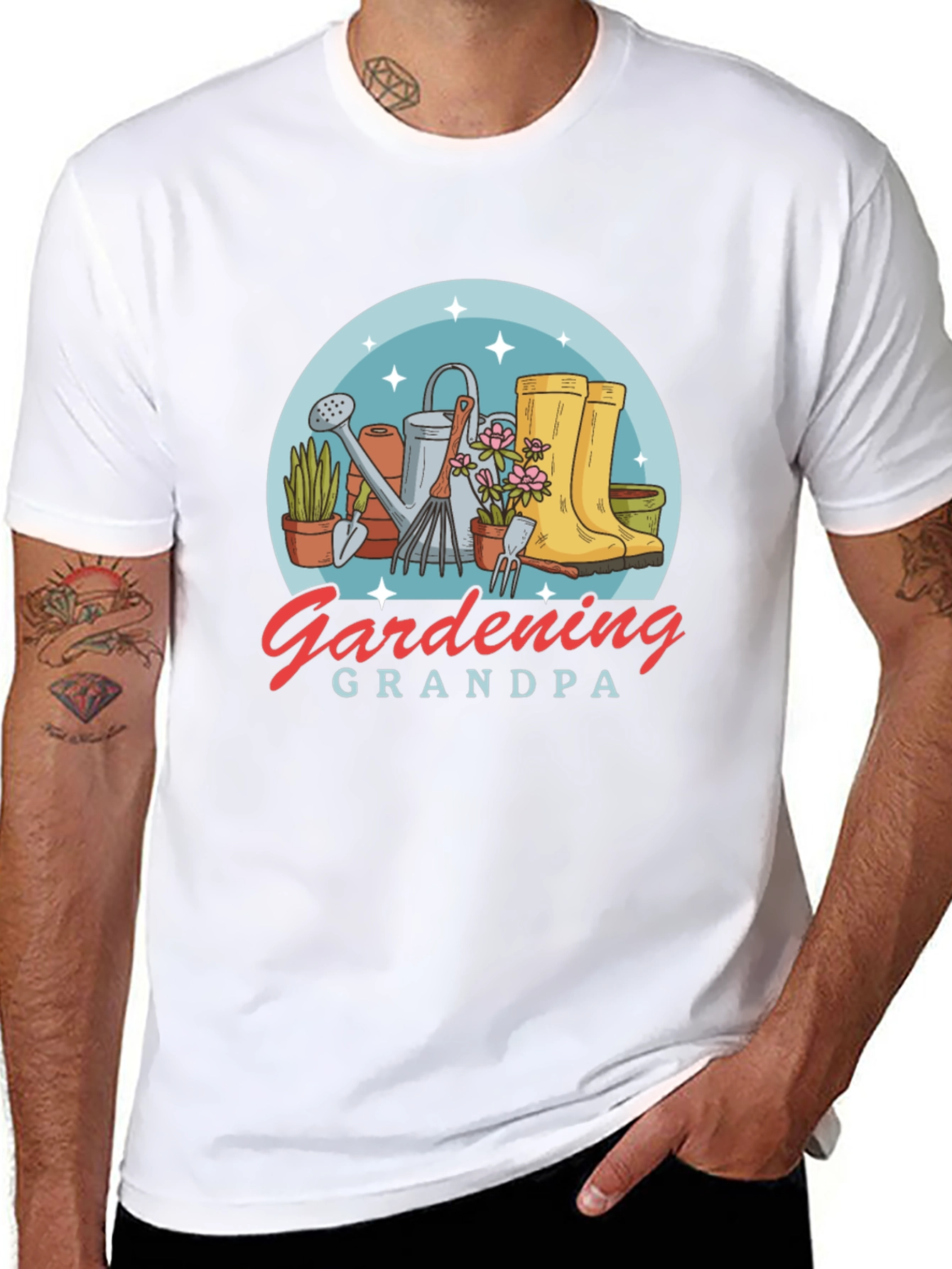 Gardening Grandpa T-Shirt - Gardener Gift