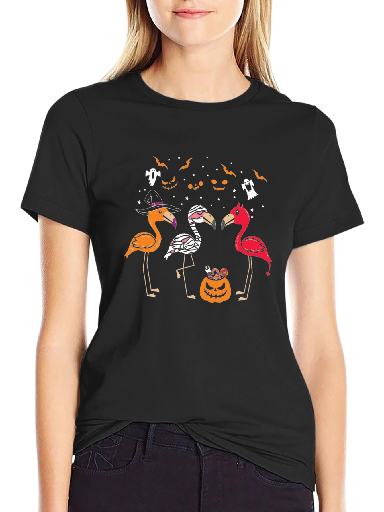 Halloween Flamingo T-Shirt