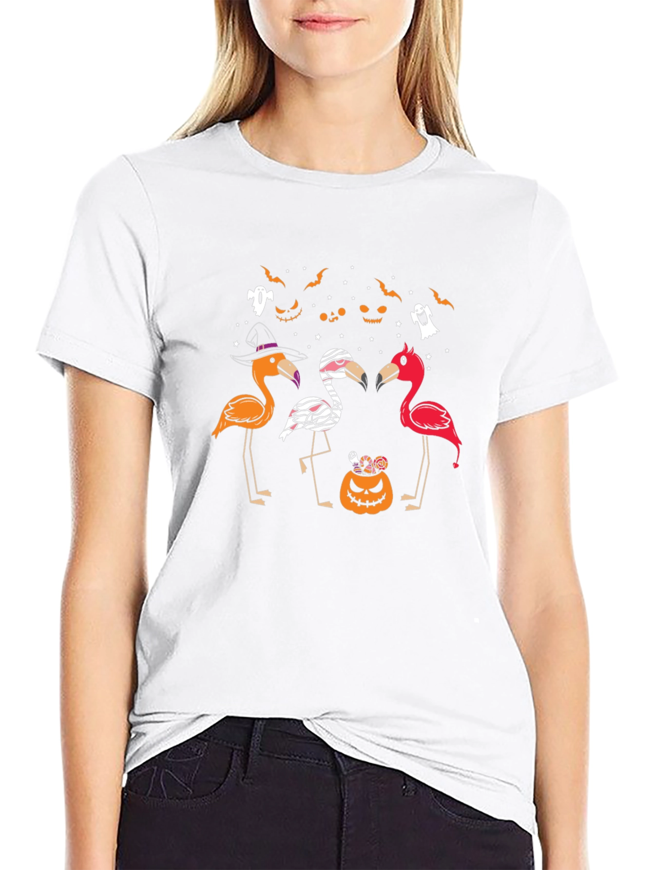 Halloween Flamingo T-Shirt