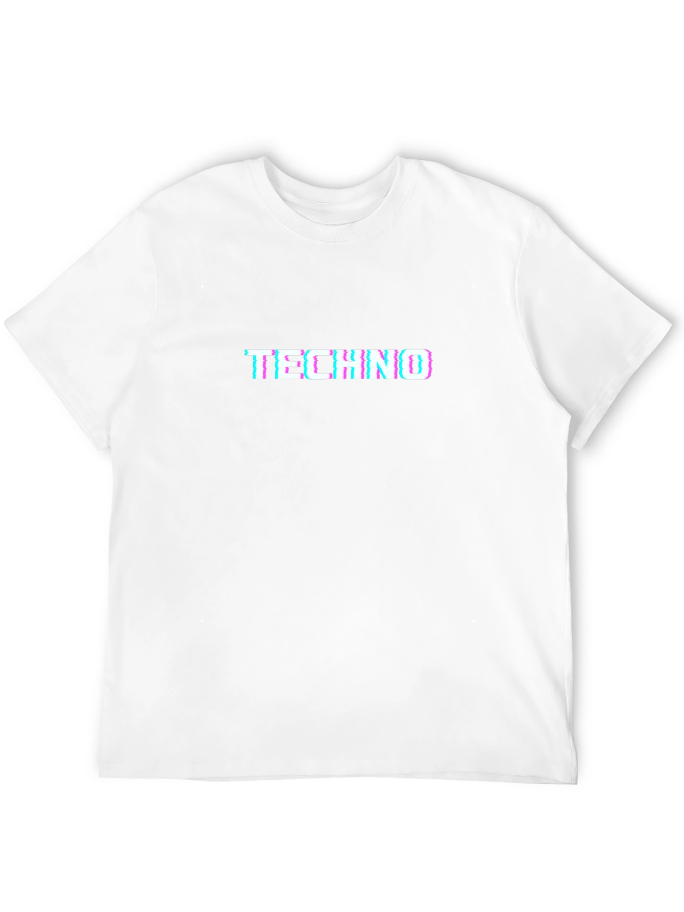 Techno Glitch Black T-Shirt - EDM Rave Wear