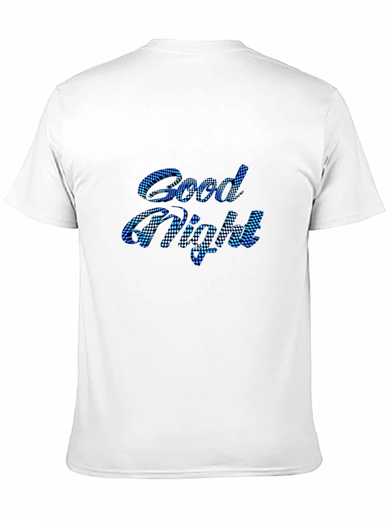 Good Night Graphic Print Black T-Shirt